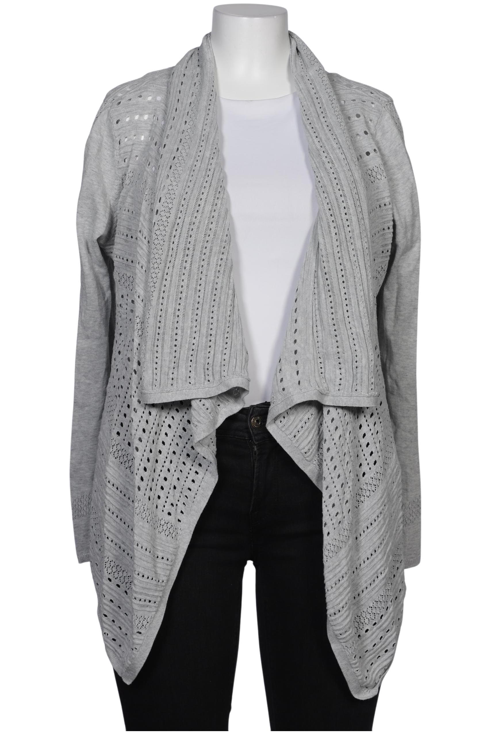 

TOM Tailor Denim Damen Strickjacke, grau, Gr. 42