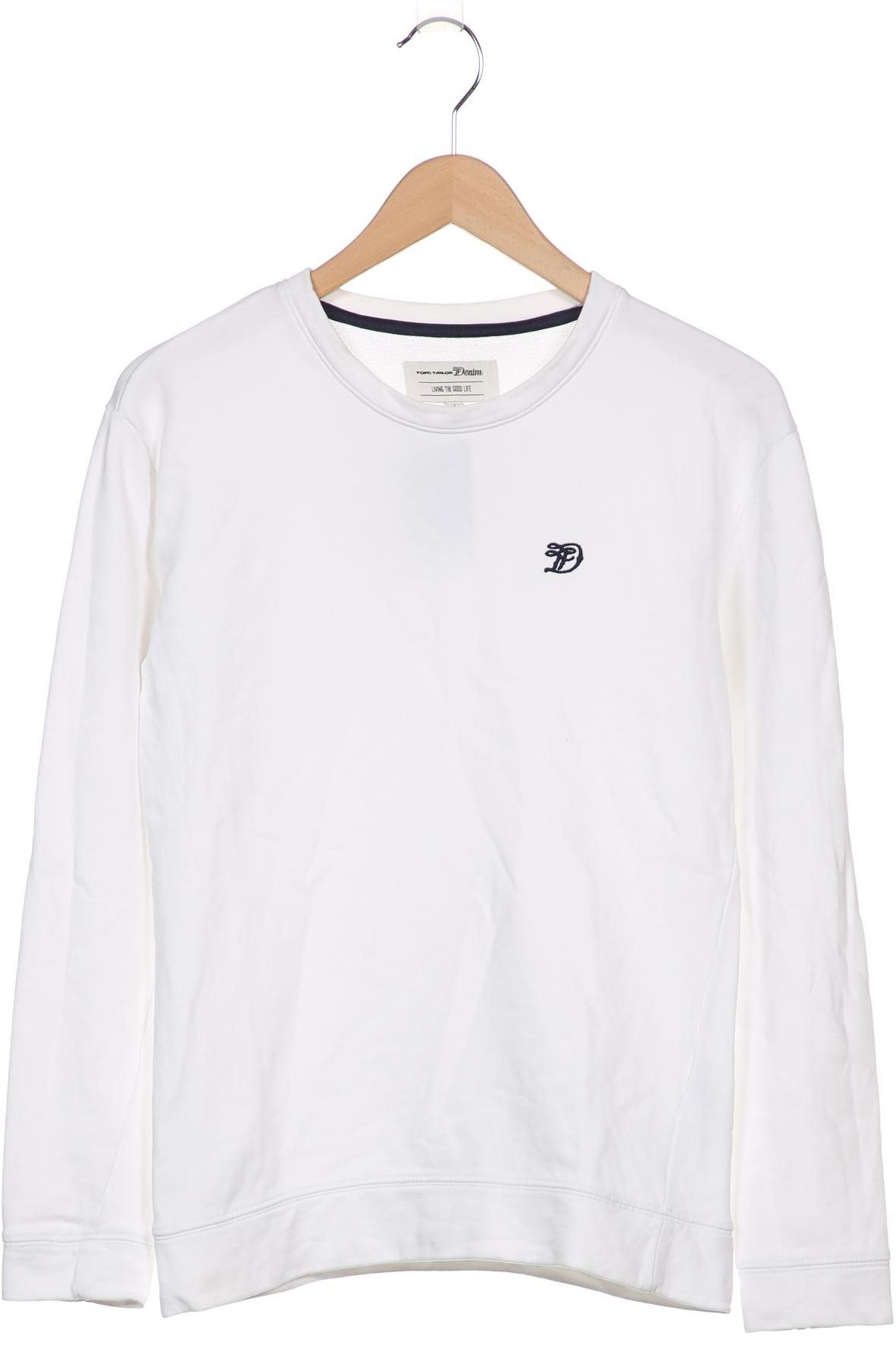 

TOM Tailor Denim Herren Sweatshirt, weiß, Gr. 46
