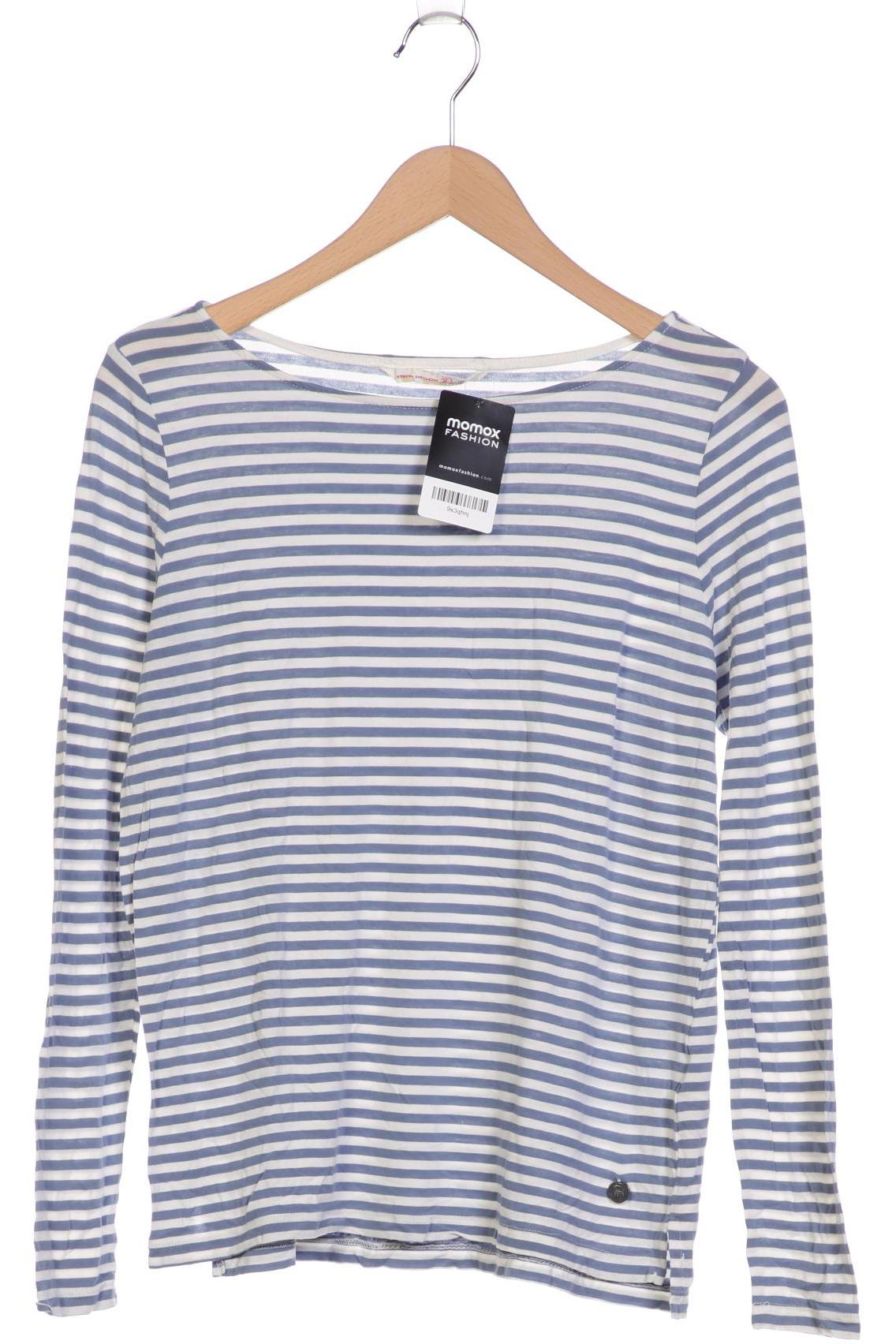 

TOM Tailor Denim Damen Langarmshirt, blau, Gr. 38