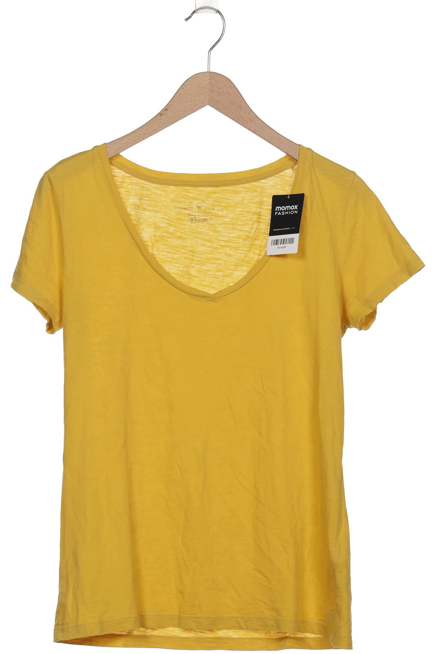 

TOM Tailor Denim Damen T-Shirt, gelb, Gr. 42