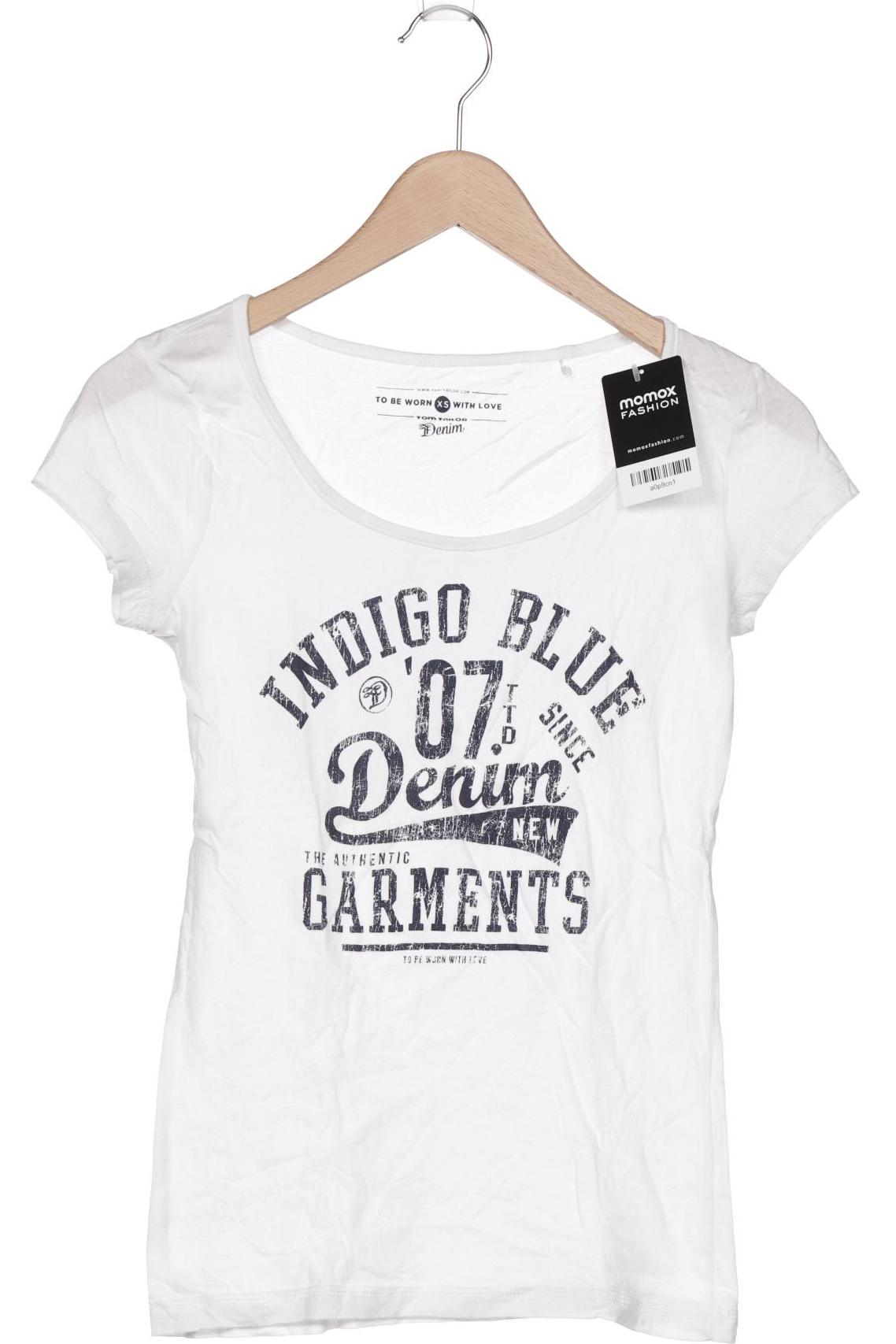 

TOM TAILOR Denim Damen T-Shirt, weiß