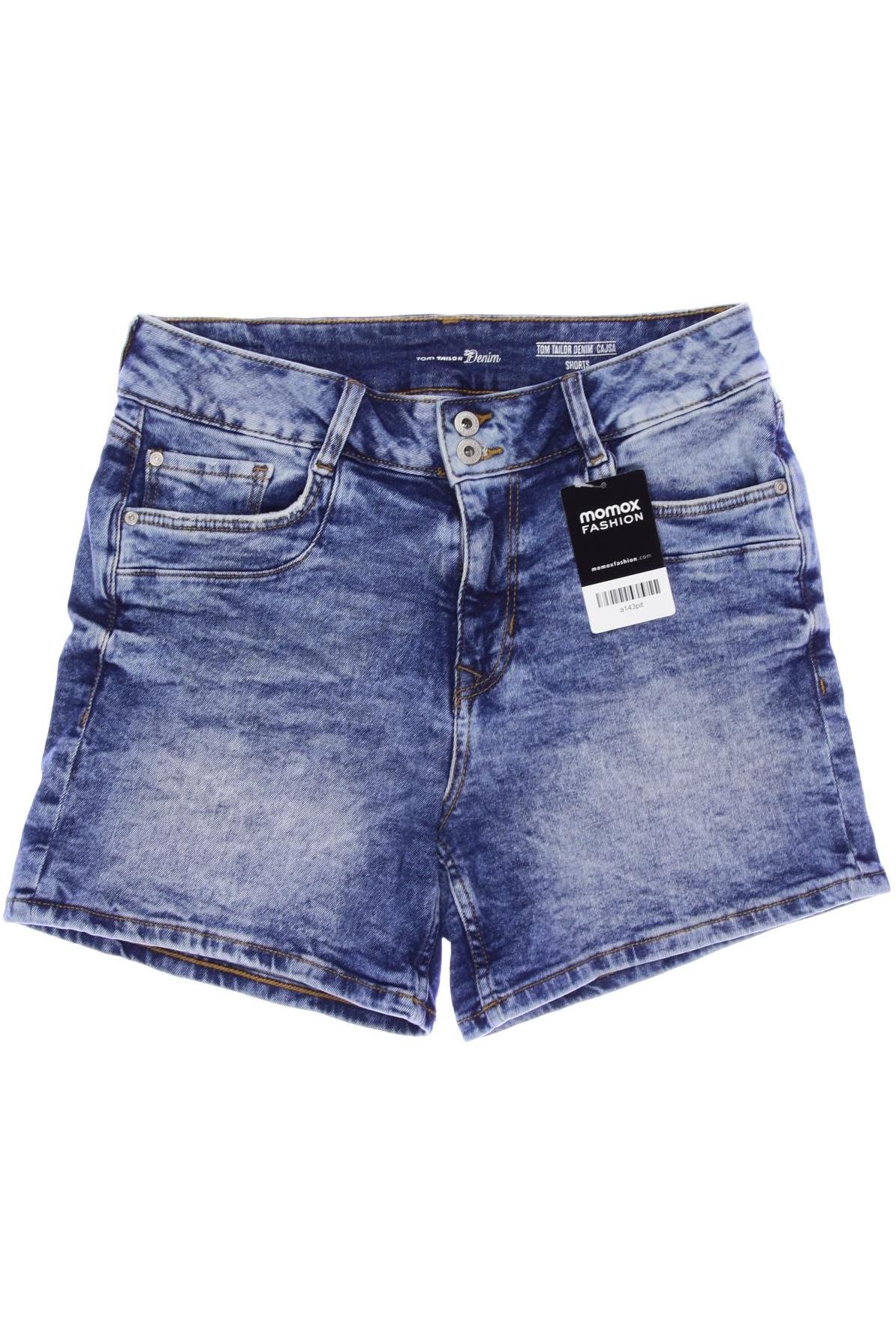 

TOM Tailor Denim Damen Shorts, blau, Gr. 36