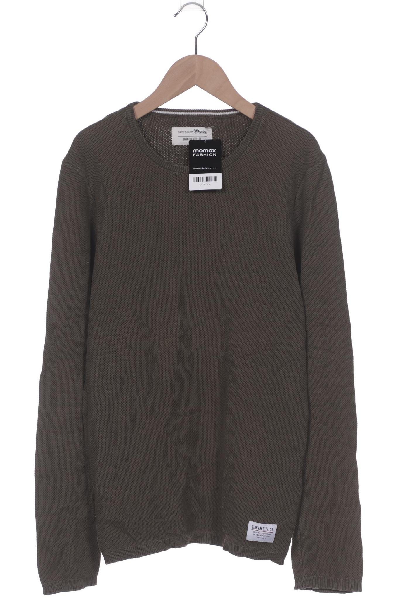 

TOM Tailor Denim Herren Pullover, grün, Gr. 52