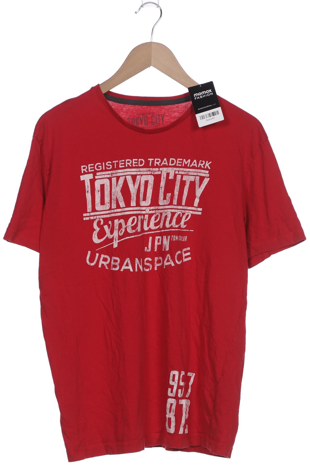 Thumbnail - TOM Tailor Denim Herren T-Shirt, rot, Gr. 54