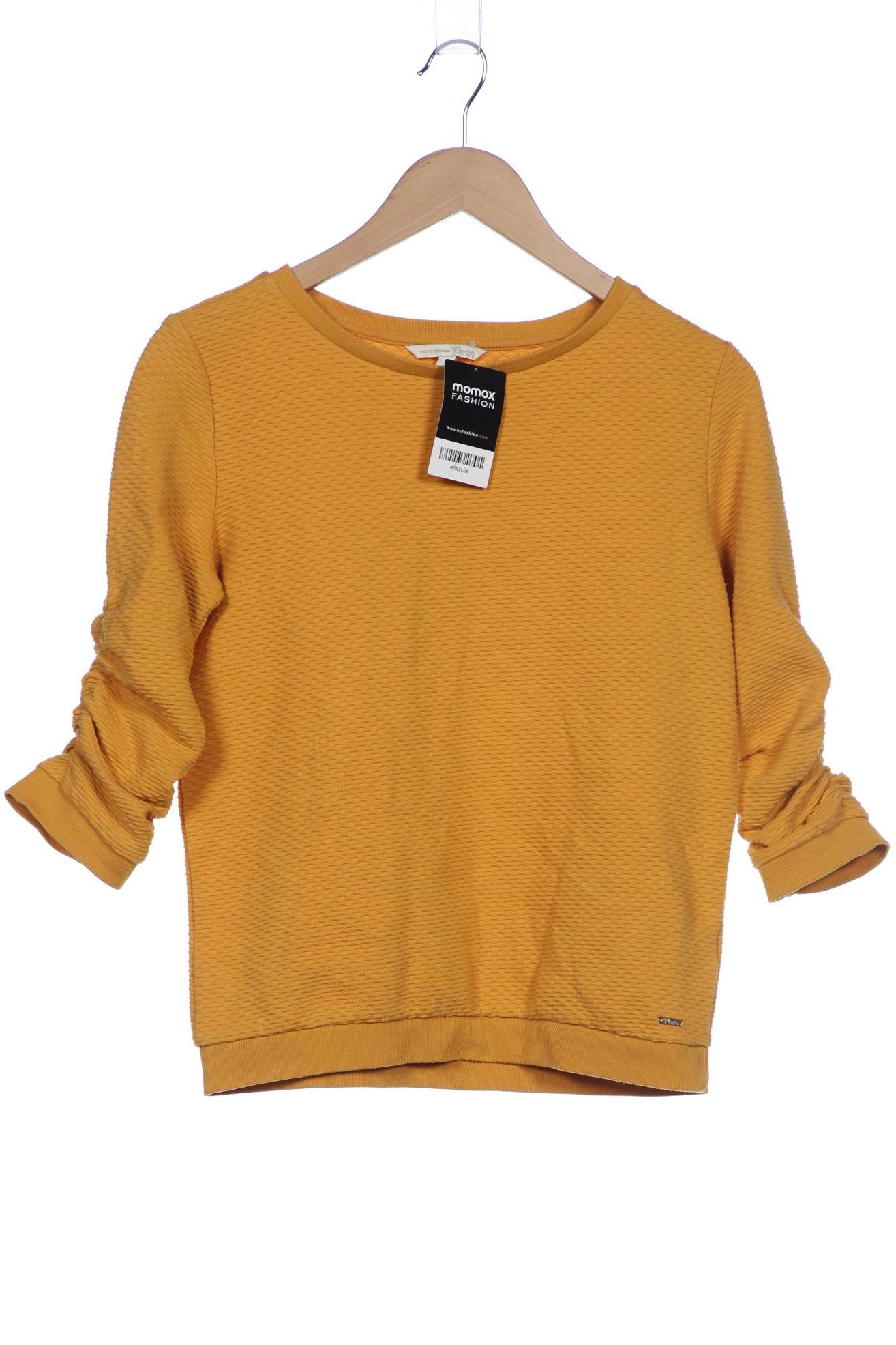 

TOM Tailor Denim Damen Sweatshirt, gelb, Gr. 36