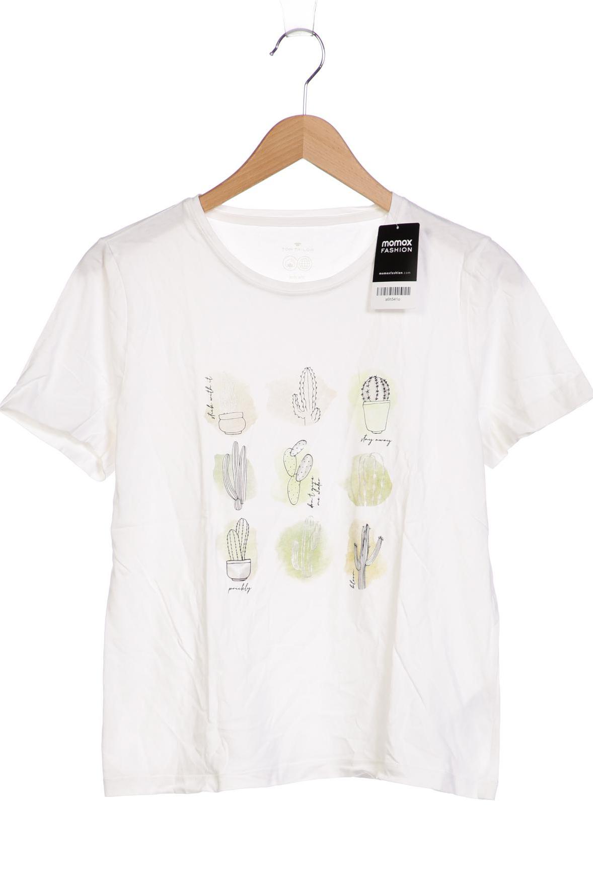 

TOM Tailor Denim Damen T-Shirt, weiß, Gr. 42