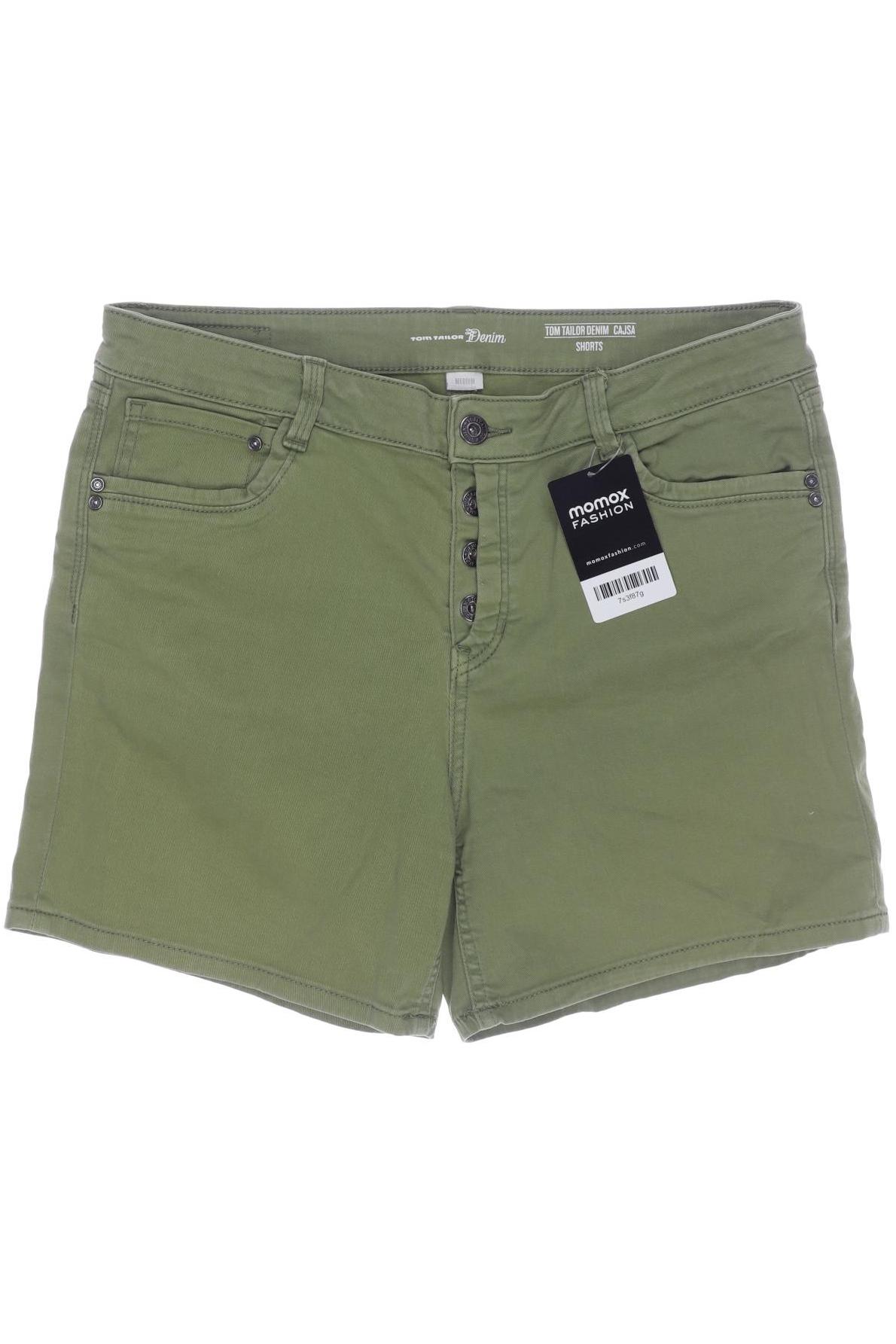 

TOM Tailor Denim Damen Shorts, grün, Gr. 38