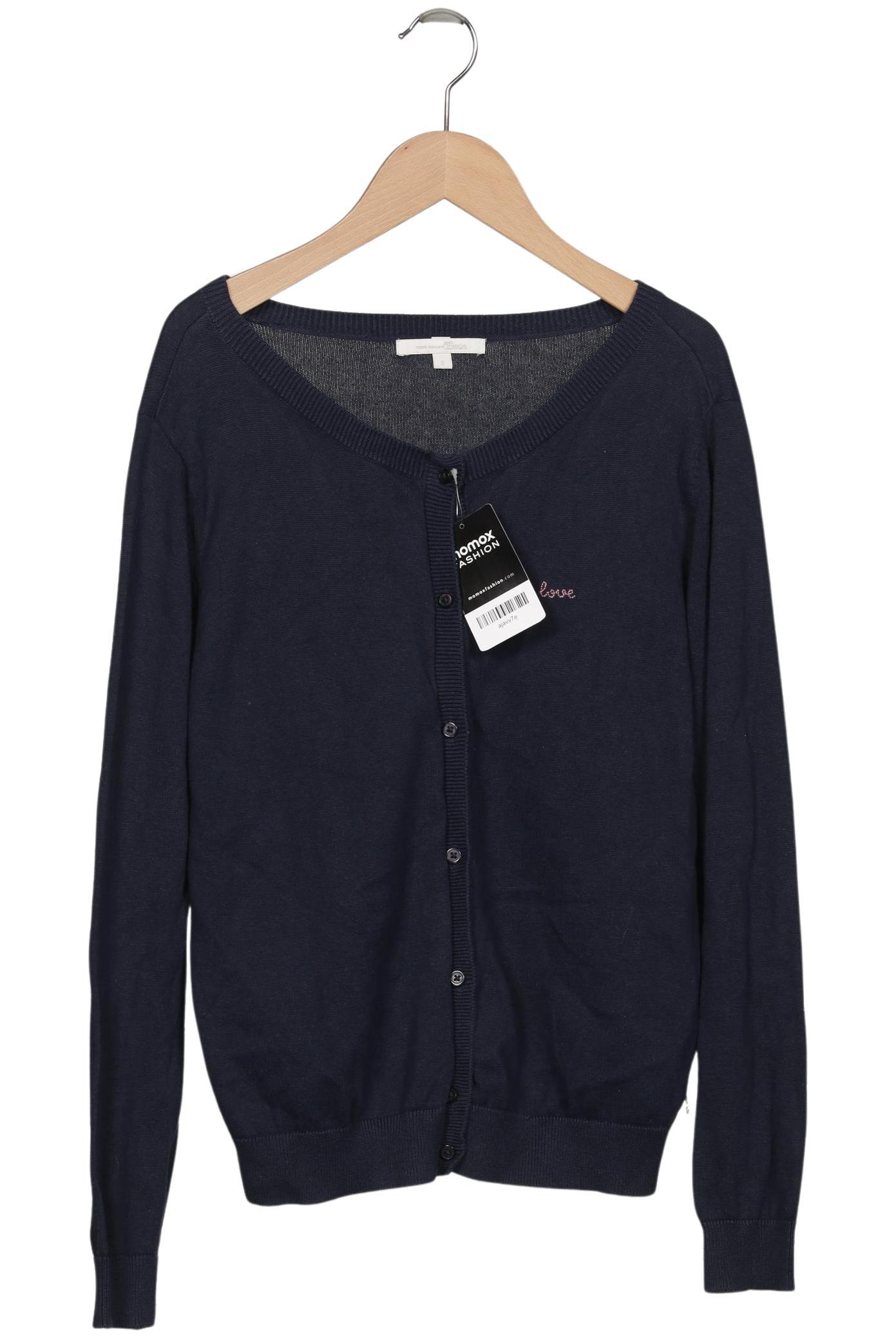 

TOM Tailor Denim Damen Strickjacke, marineblau, Gr. 36