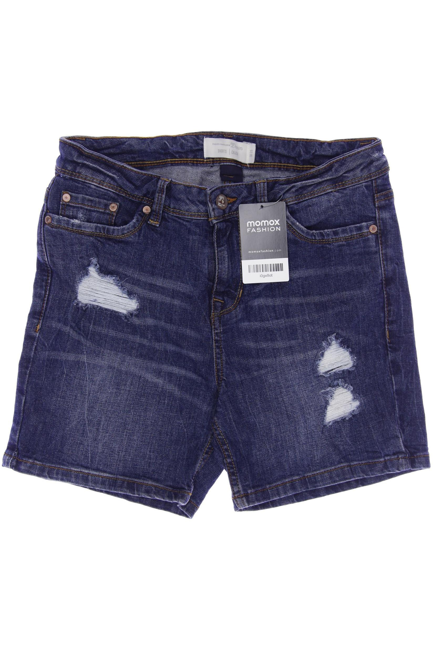 

TOM Tailor Denim Damen Shorts, marineblau, Gr. 26