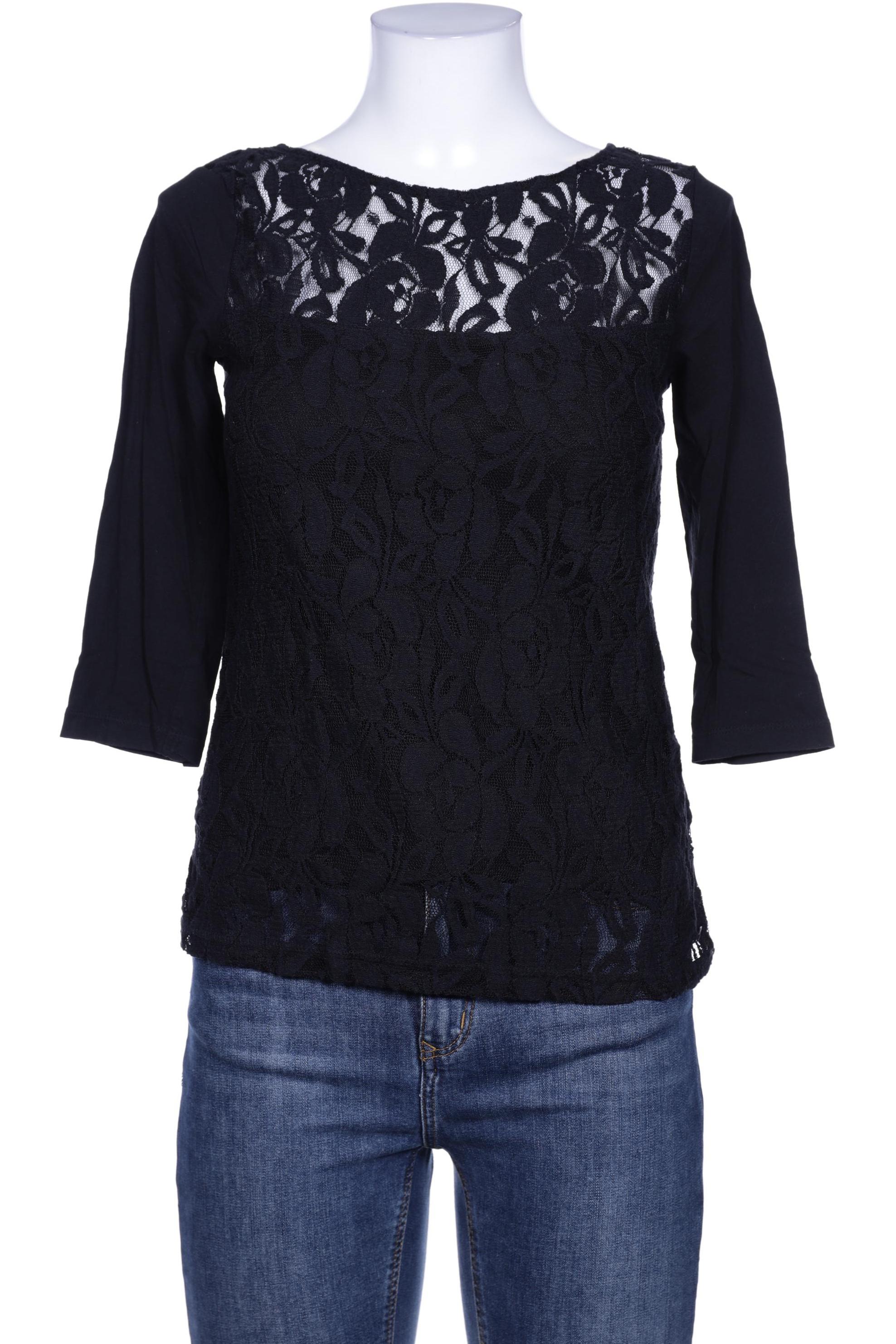 

TOM Tailor Denim Damen Langarmshirt, schwarz, Gr. 36