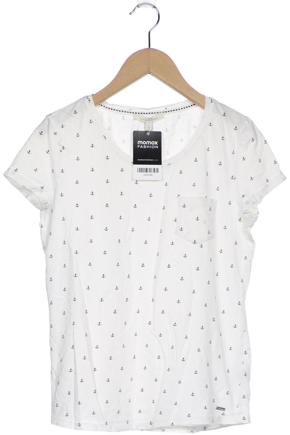 

TOM Tailor Denim Damen T-Shirt, weiß, Gr. 36