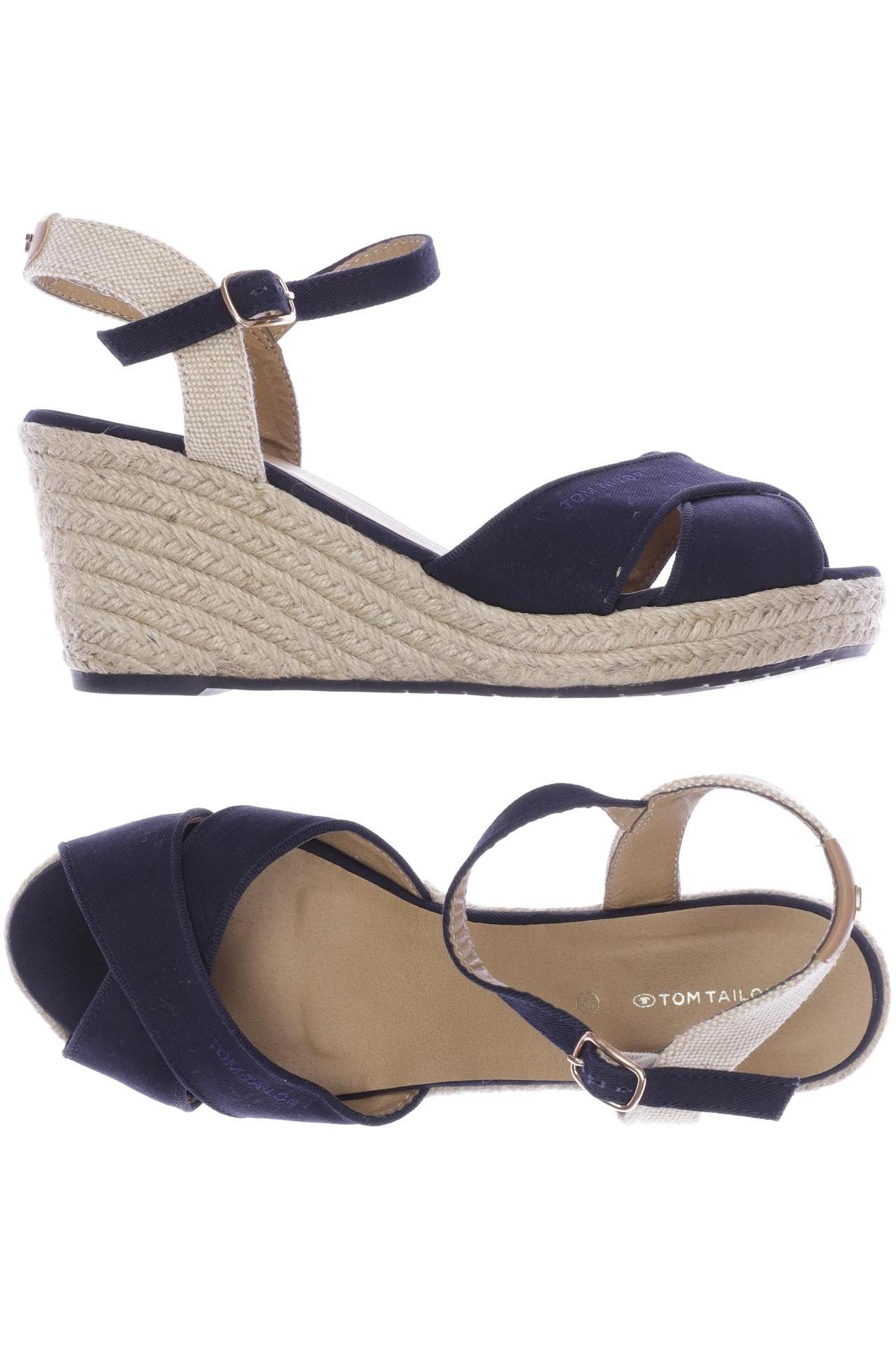 

TOM Tailor Denim Damen Sandale, marineblau, Gr. 40
