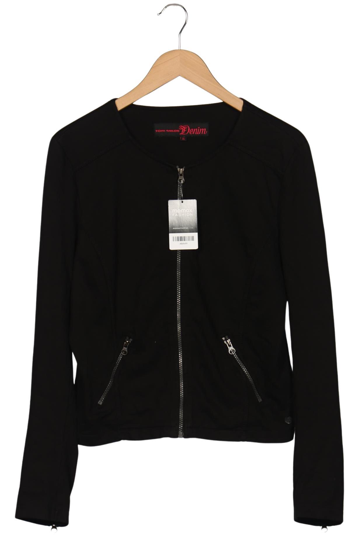 

TOM Tailor Denim Damen Sweatshirt, schwarz, Gr. 44