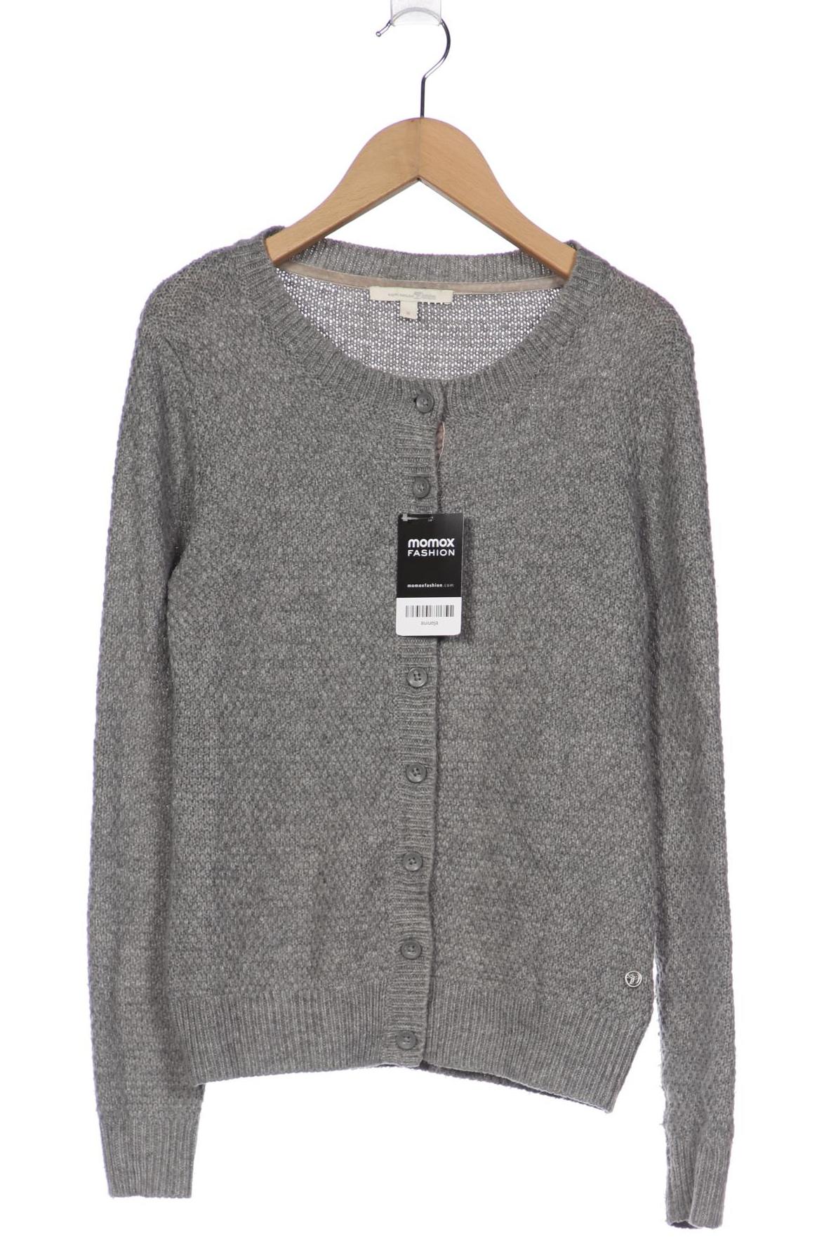 

TOM TAILOR Denim Damen Strickjacke, grau