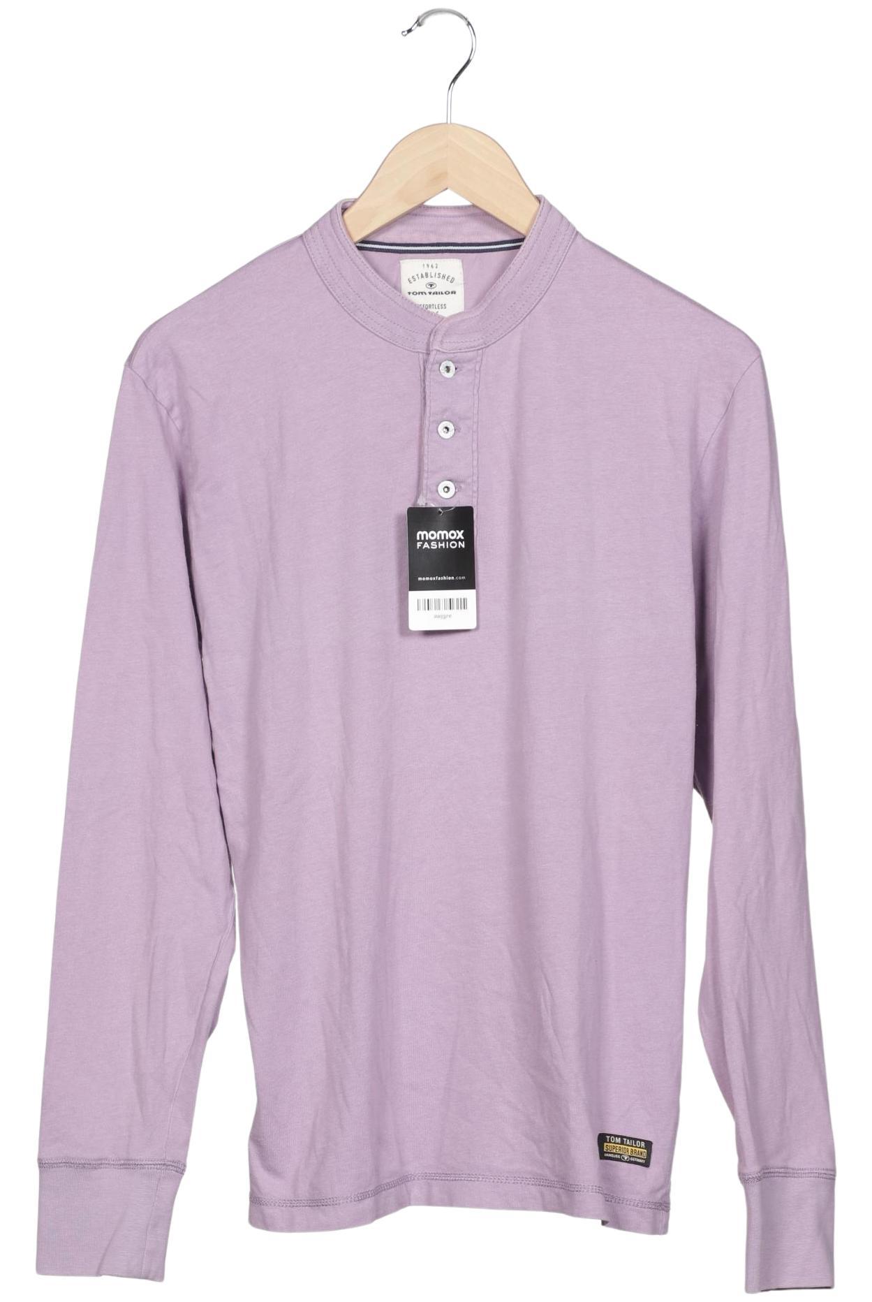 

TOM Tailor Denim Herren Langarmshirt, flieder, Gr. 46