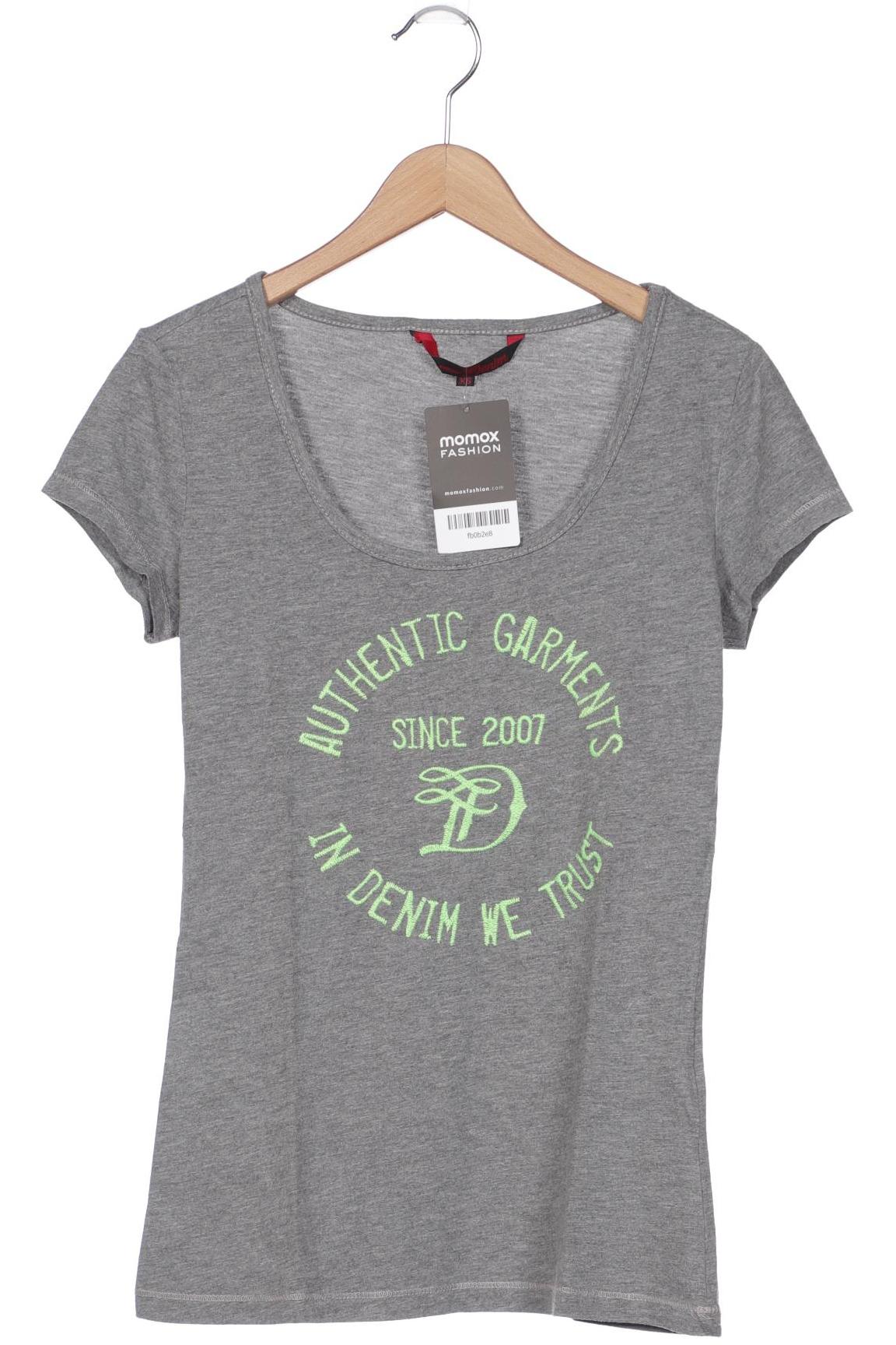 

TOM TAILOR Denim Damen T-Shirt, grau