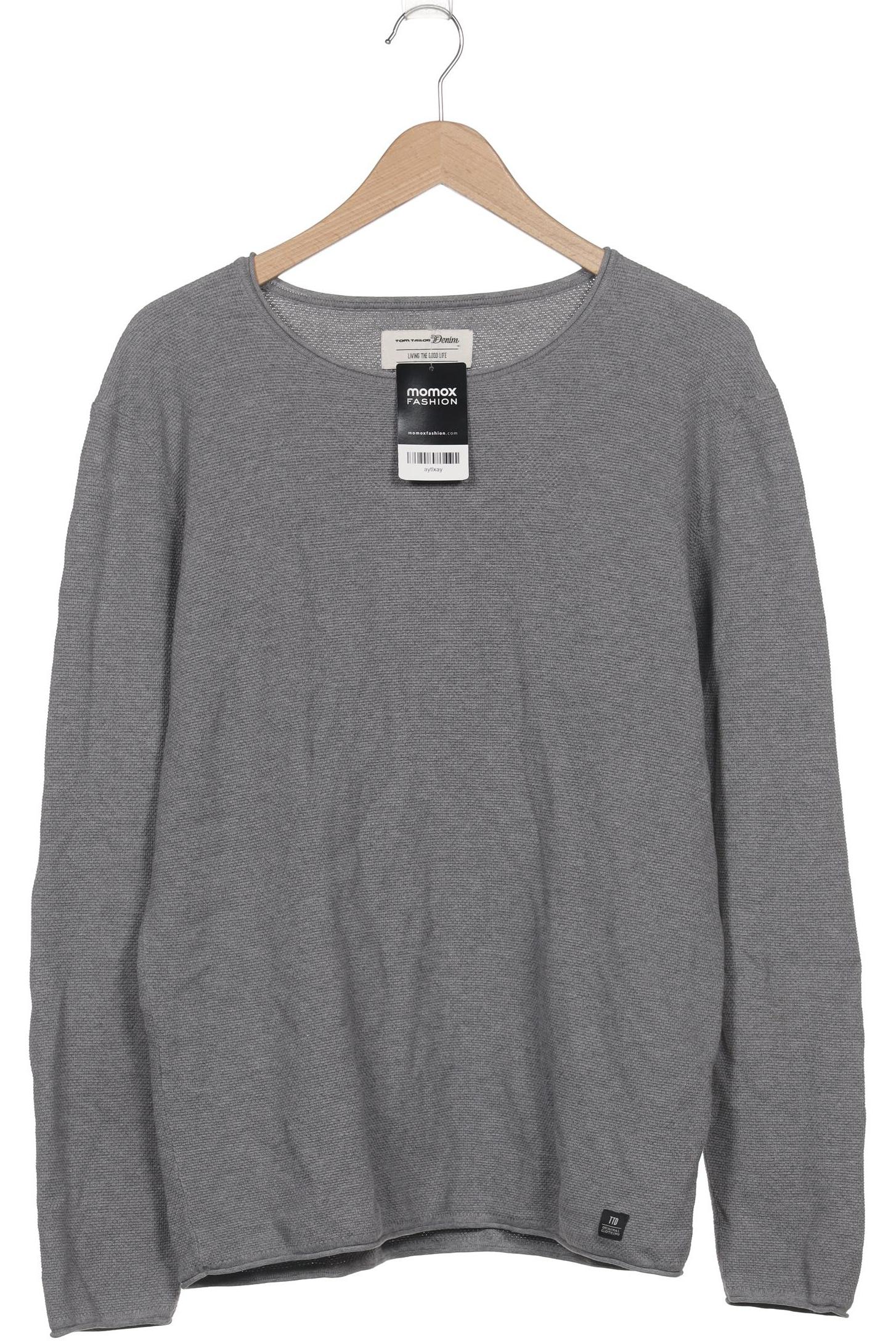 

TOM Tailor Denim Herren Pullover, grau, Gr. 56