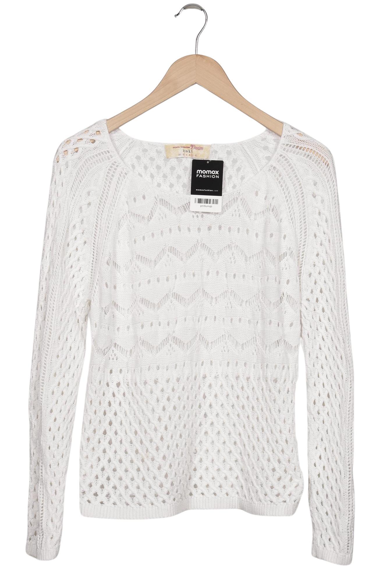 

TOM Tailor Denim Damen Pullover, weiß, Gr. 42