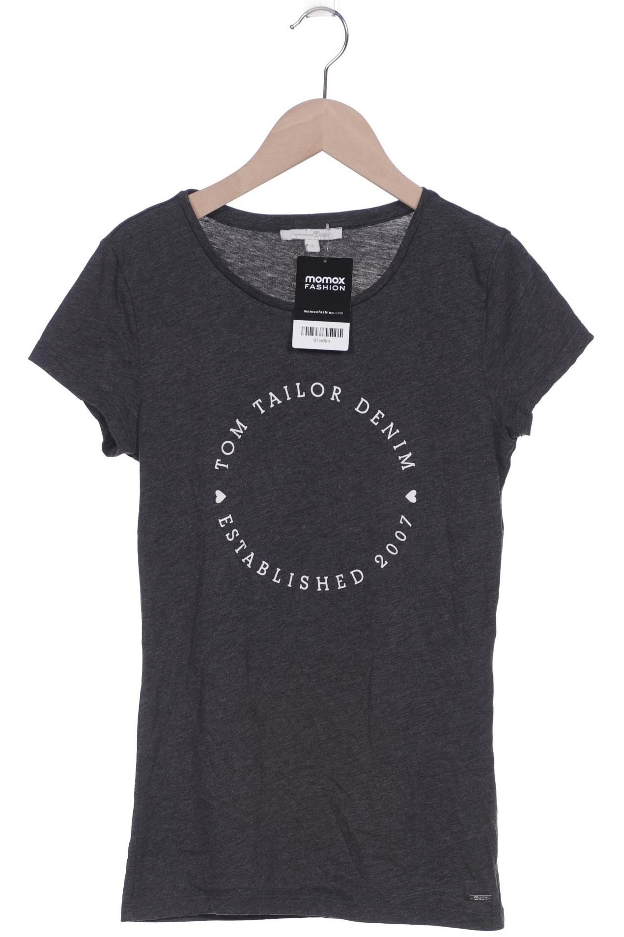 

TOM Tailor Denim Damen T-Shirt, grau, Gr. 36