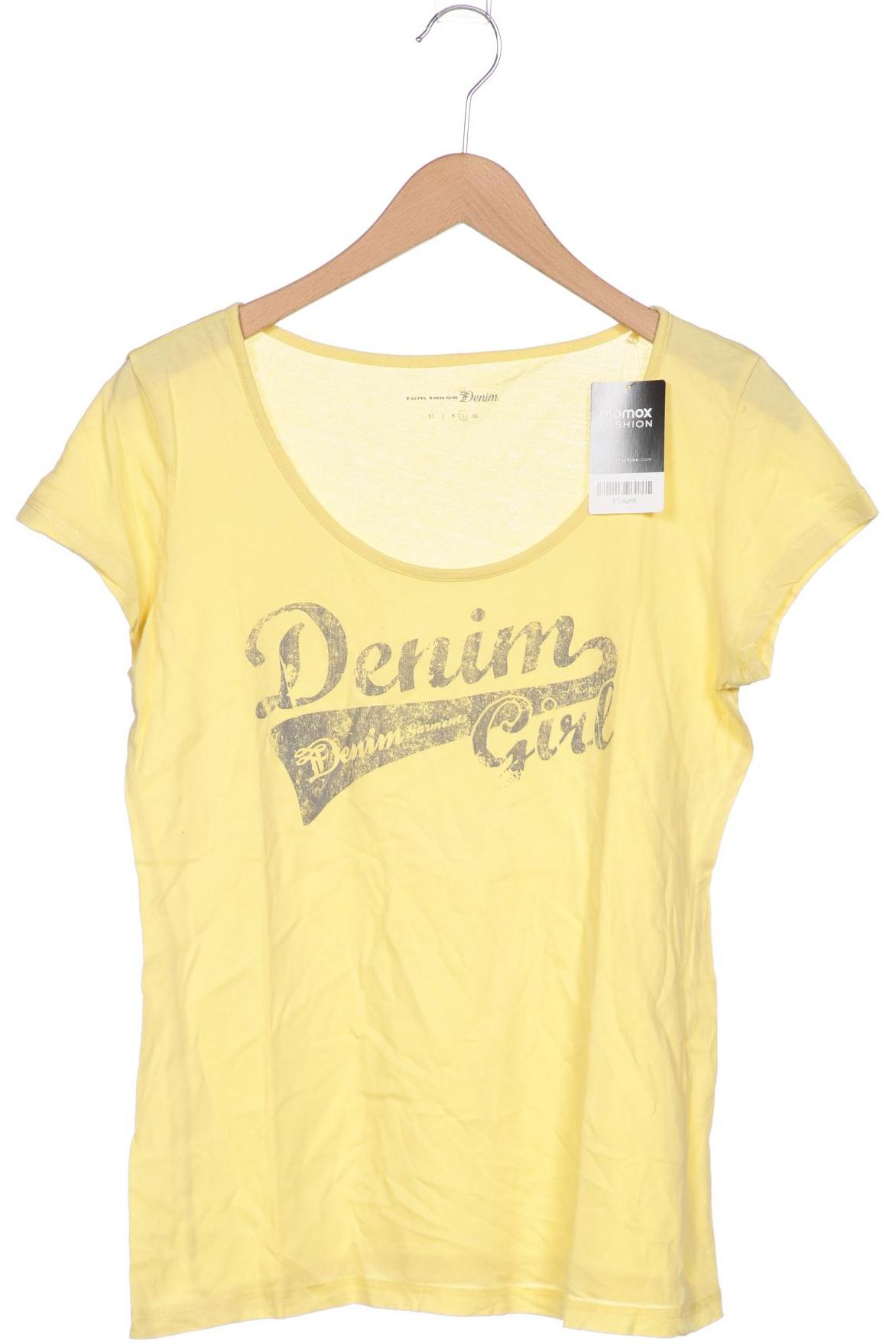 

TOM Tailor Denim Damen T-Shirt, gelb, Gr. 42