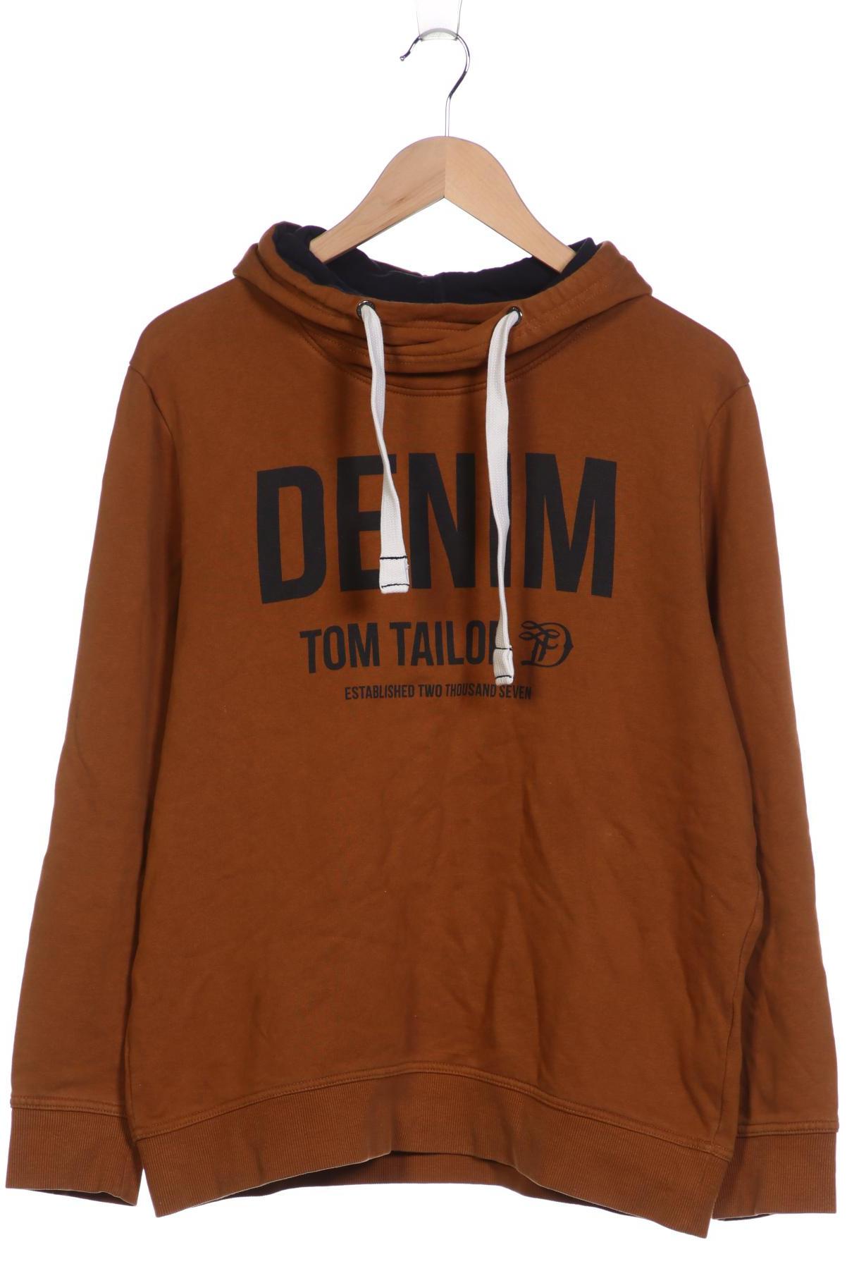

TOM Tailor Denim Herren Kapuzenpullover, braun, Gr. 52