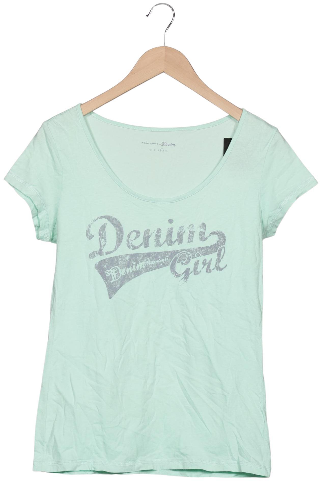 

TOM Tailor Denim Damen T-Shirt, hellgrün, Gr. 42