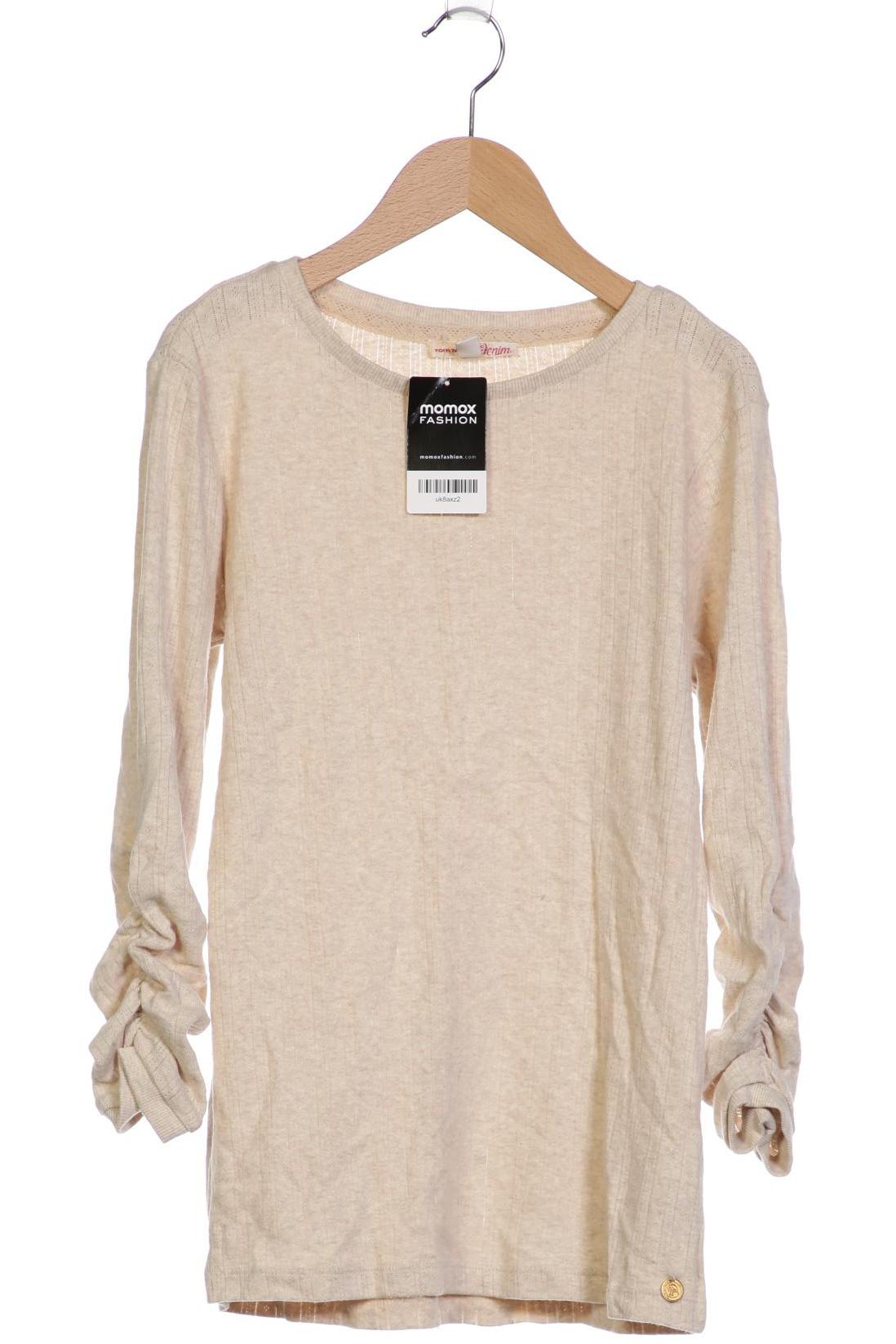 

TOM Tailor Denim Damen Langarmshirt, beige, Gr. 38