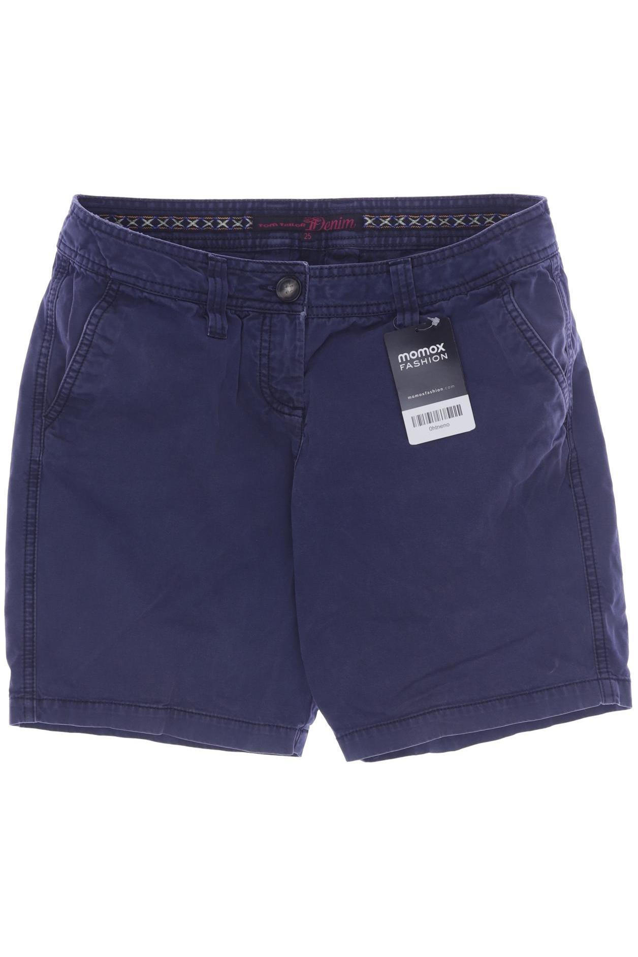 

TOM Tailor Denim Damen Shorts, blau, Gr. 25