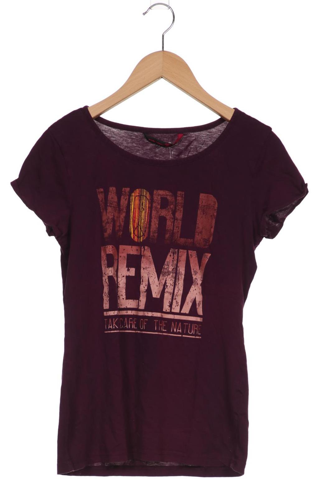 

TOM TAILOR Denim Damen T-Shirt, flieder