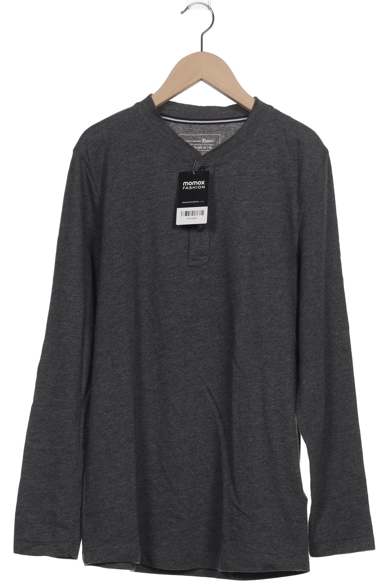 

TOM Tailor Denim Herren Langarmshirt, grau, Gr. 48