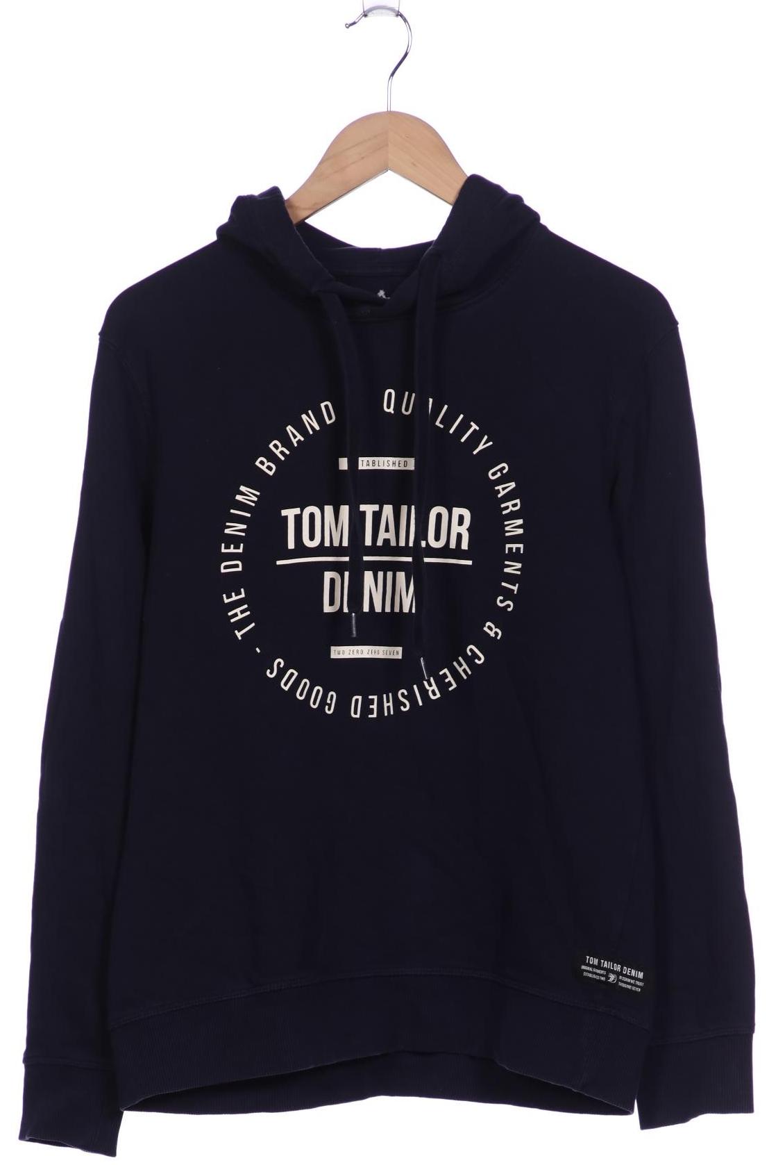 

TOM Tailor Denim Damen Kapuzenpullover, marineblau, Gr. 42