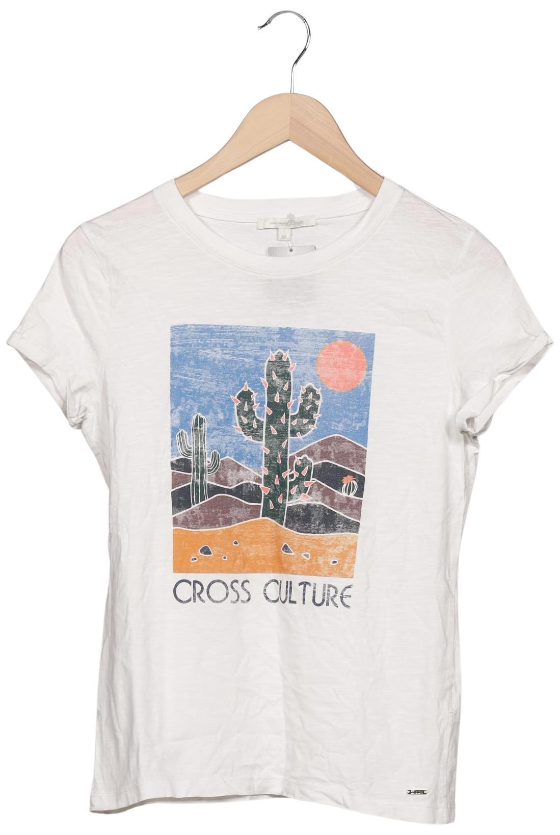 

TOM Tailor Denim Damen T-Shirt, weiß, Gr. 34