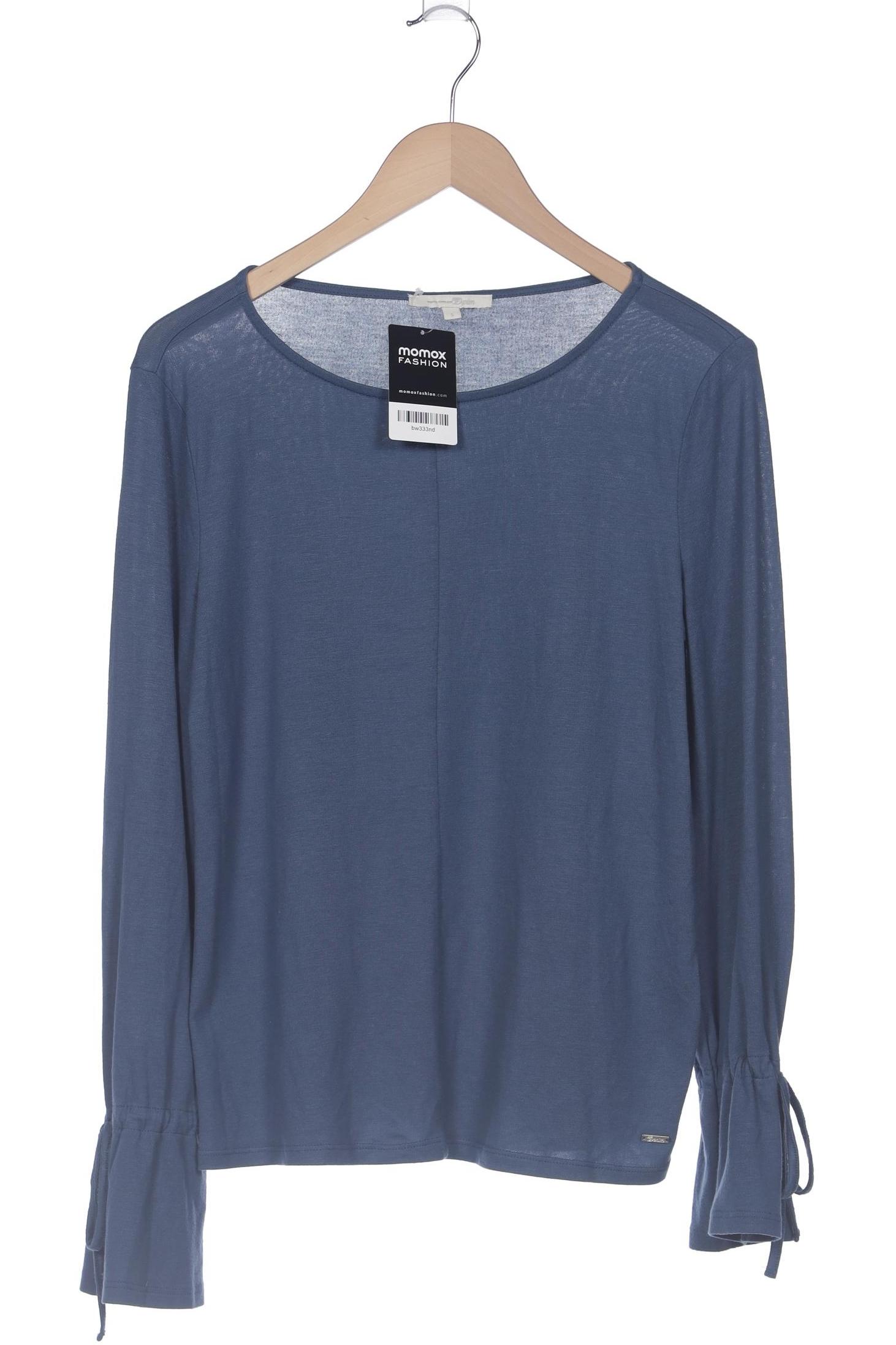 

TOM Tailor Denim Damen Langarmshirt, blau, Gr. 36