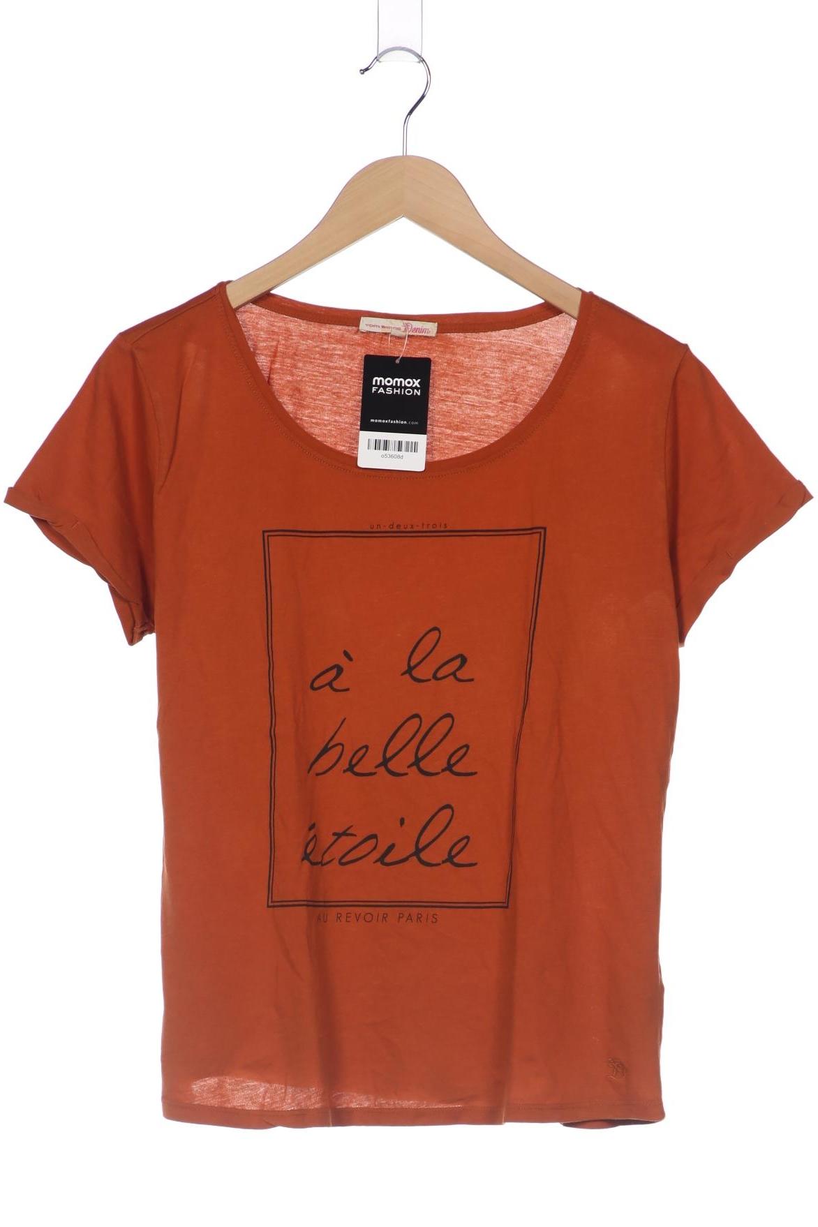 

TOM Tailor Denim Damen T-Shirt, orange, Gr. 44