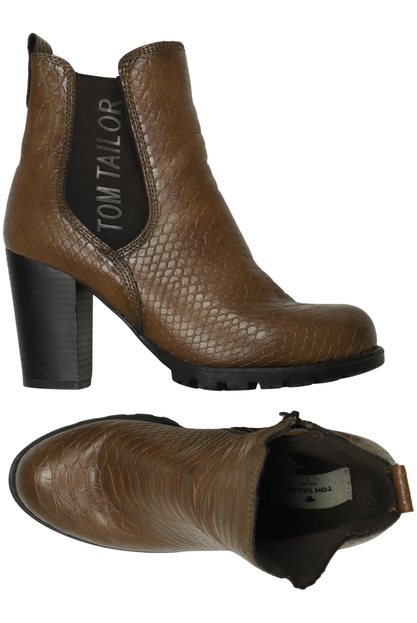 

TOM Tailor Denim Damen Stiefelette, braun, Gr. 38