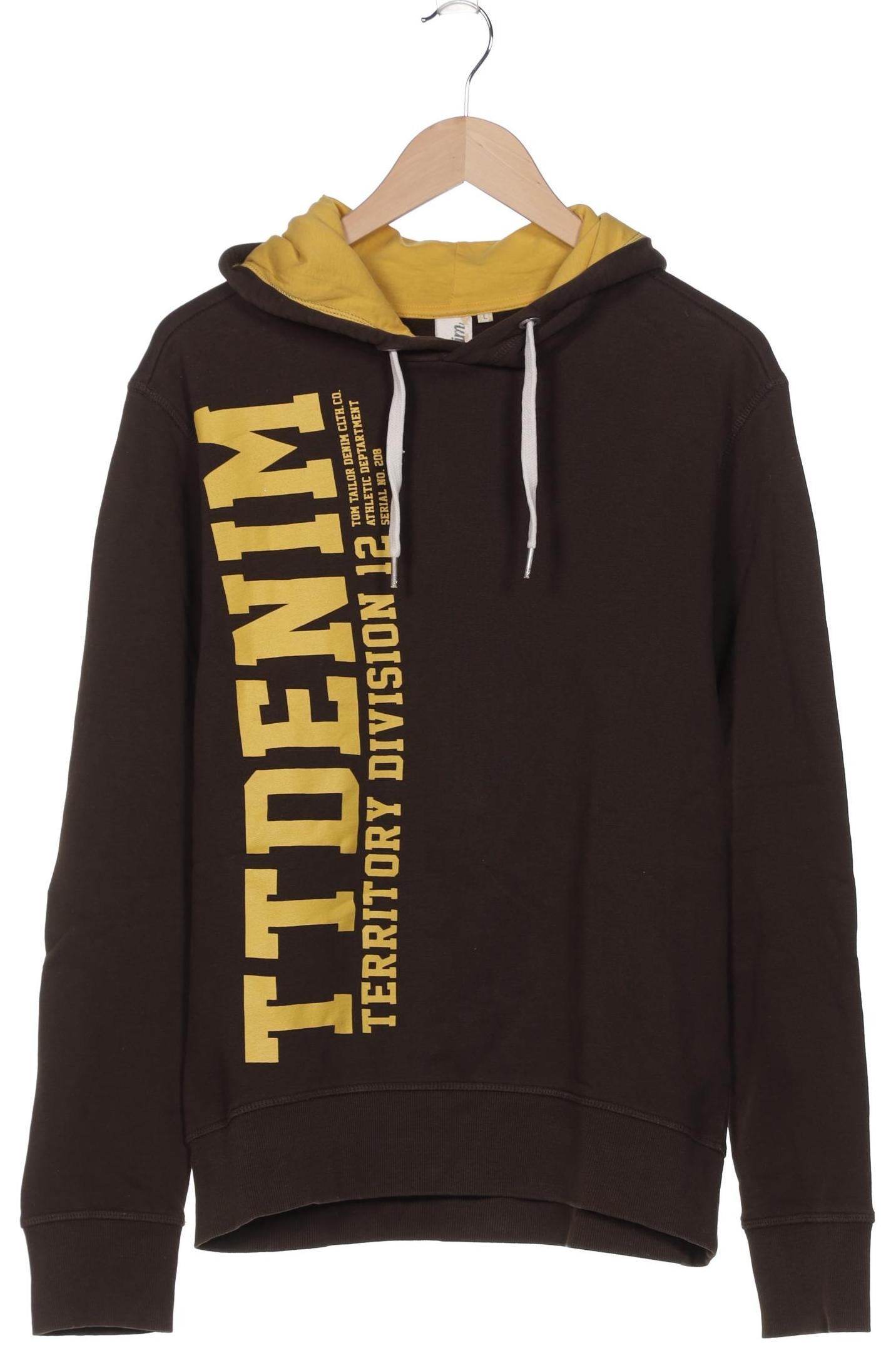 

TOM Tailor Denim Herren Kapuzenpullover, braun, Gr. 52