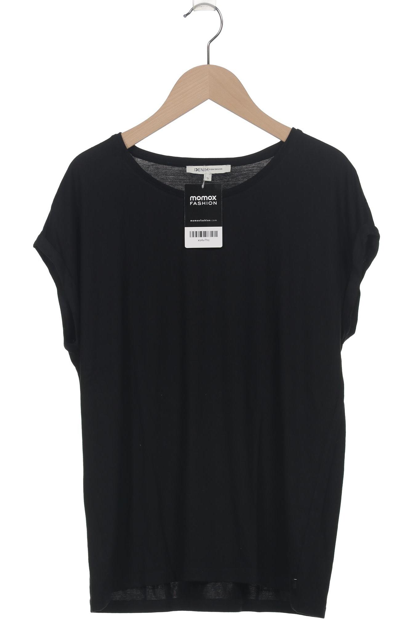 

TOM Tailor Denim Damen T-Shirt, schwarz, Gr. 36