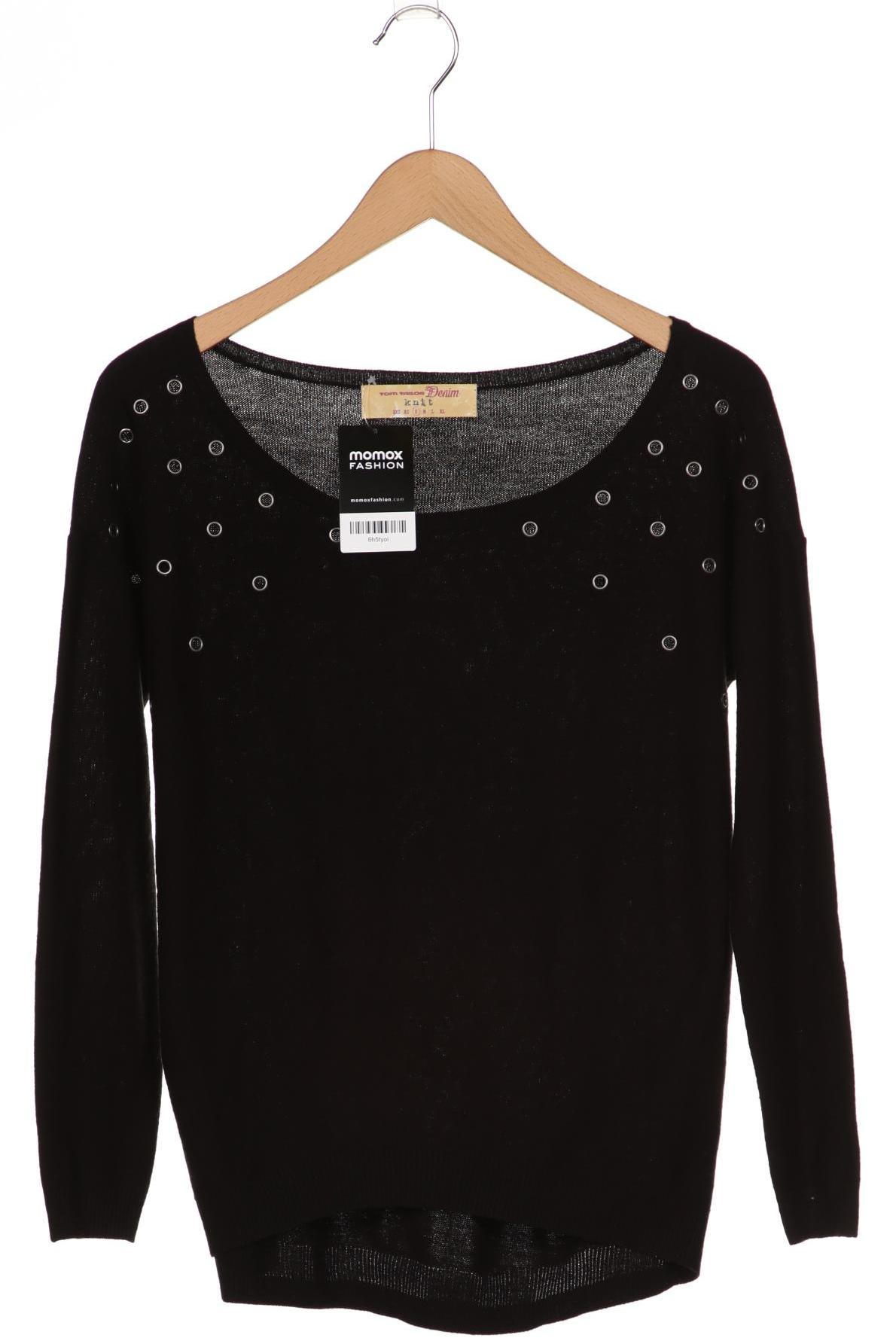 

TOM Tailor Denim Damen Pullover, schwarz, Gr. 36