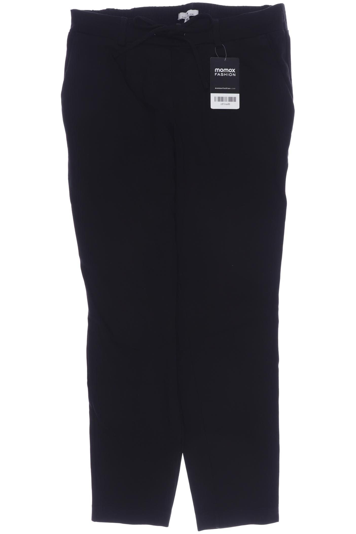

TOM TAILOR Denim Damen Stoffhose, schwarz