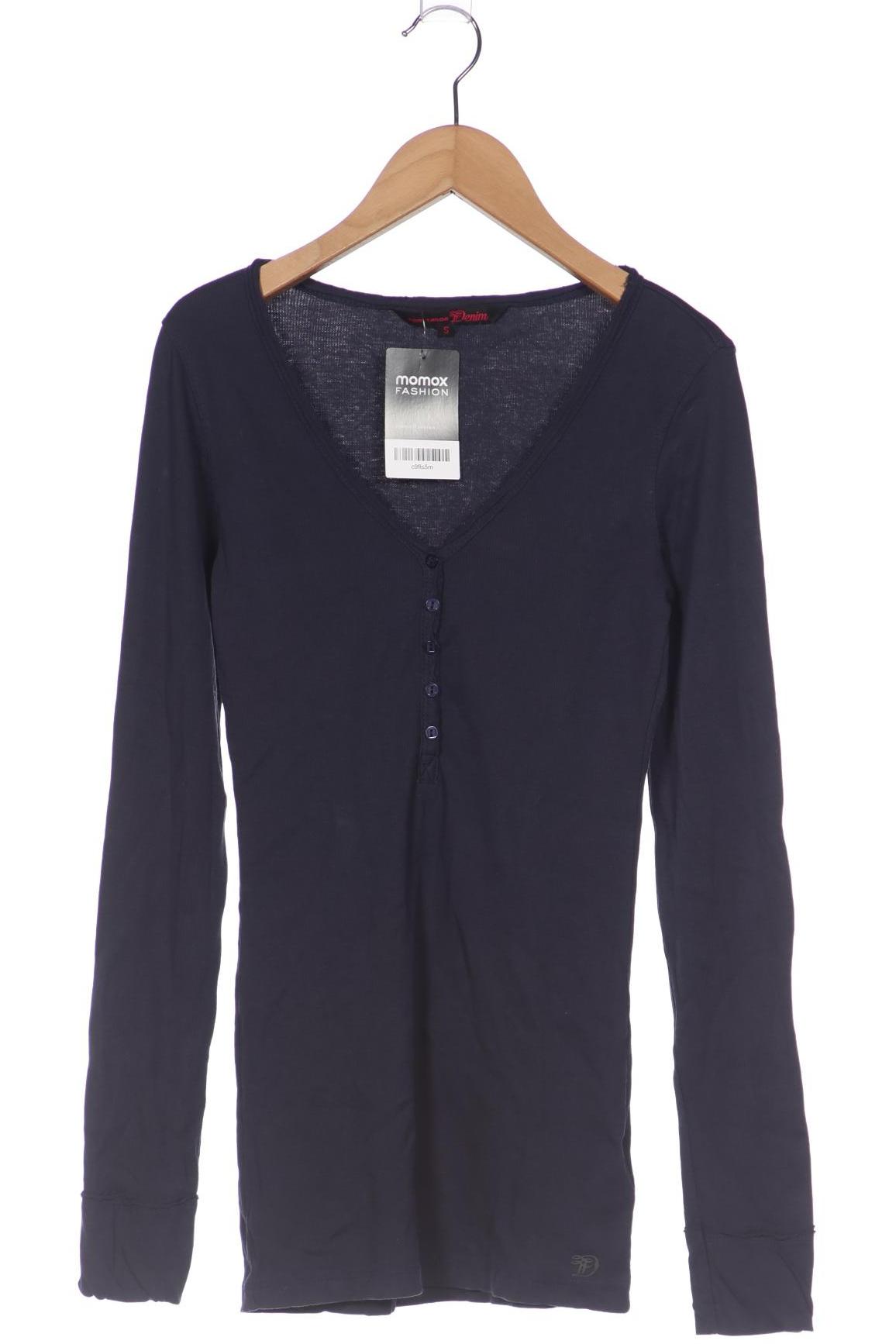 

TOM Tailor Denim Damen Langarmshirt, marineblau, Gr. 36