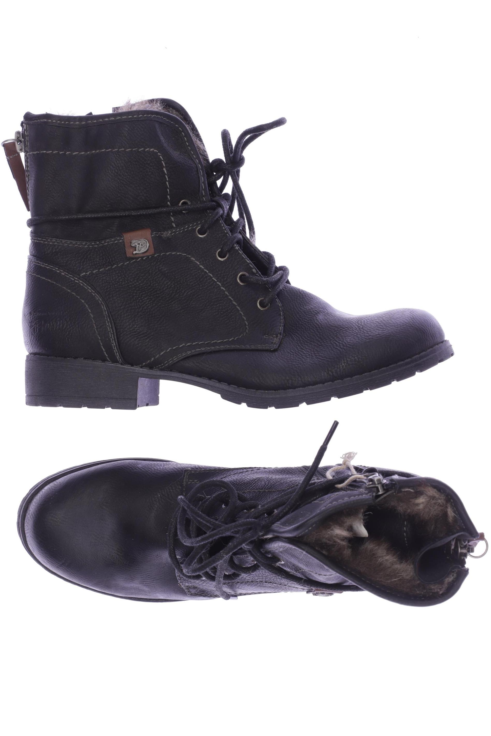 

TOM Tailor Denim Damen Stiefelette, schwarz, Gr. 38