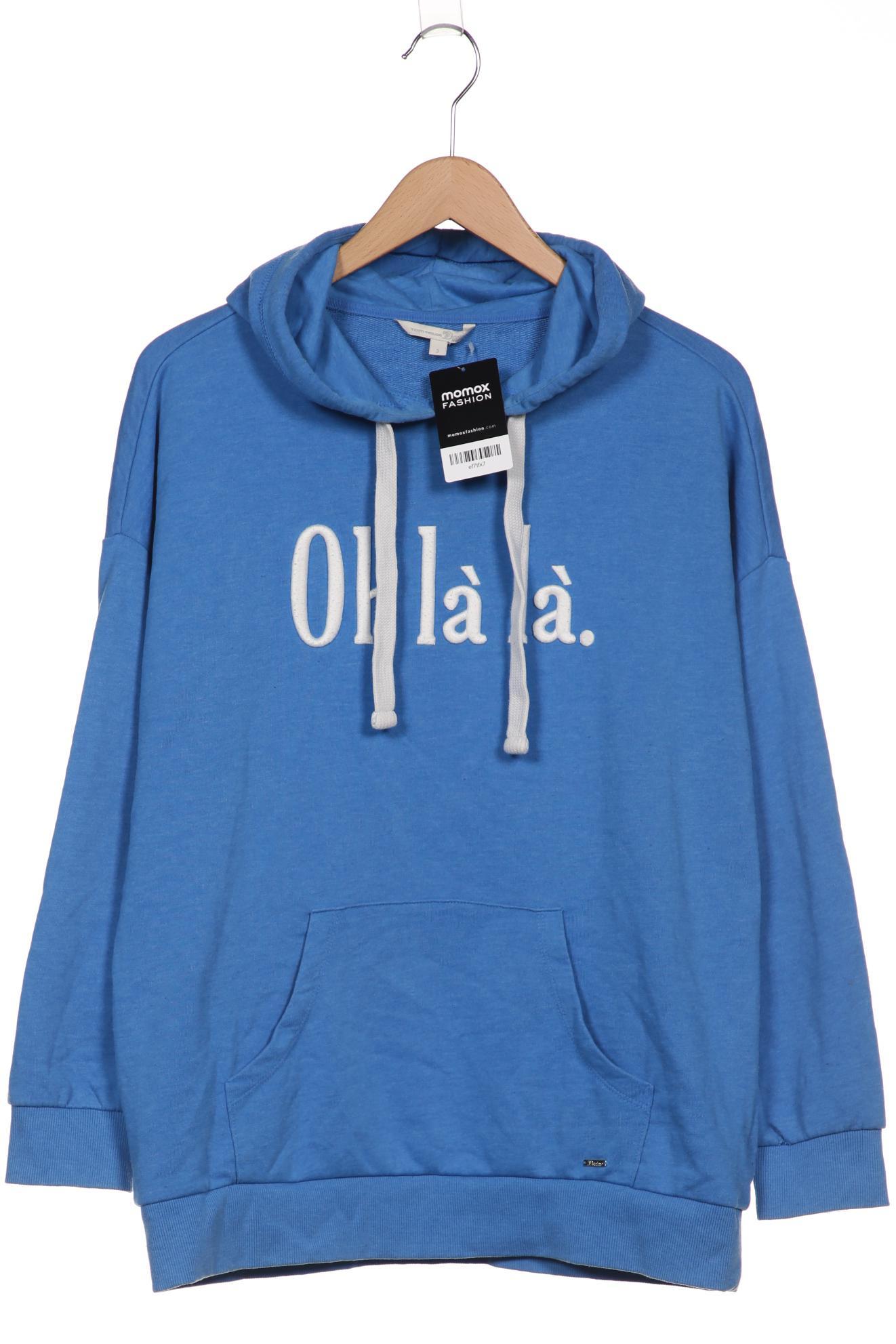 

TOM Tailor Denim Damen Kapuzenpullover, blau, Gr. 36