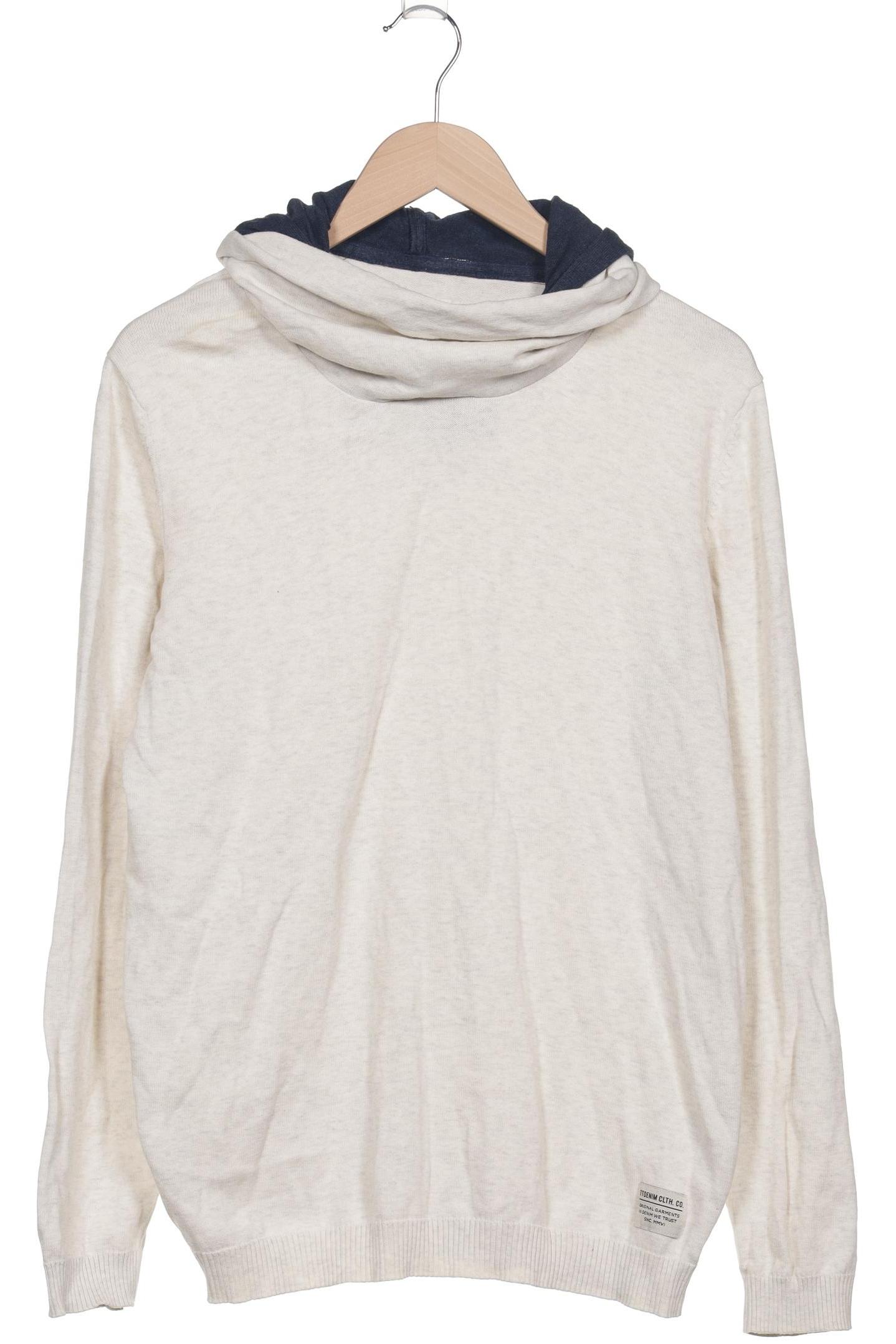 

TOM Tailor Denim Herren Kapuzenpullover, cremeweiß, Gr. 52