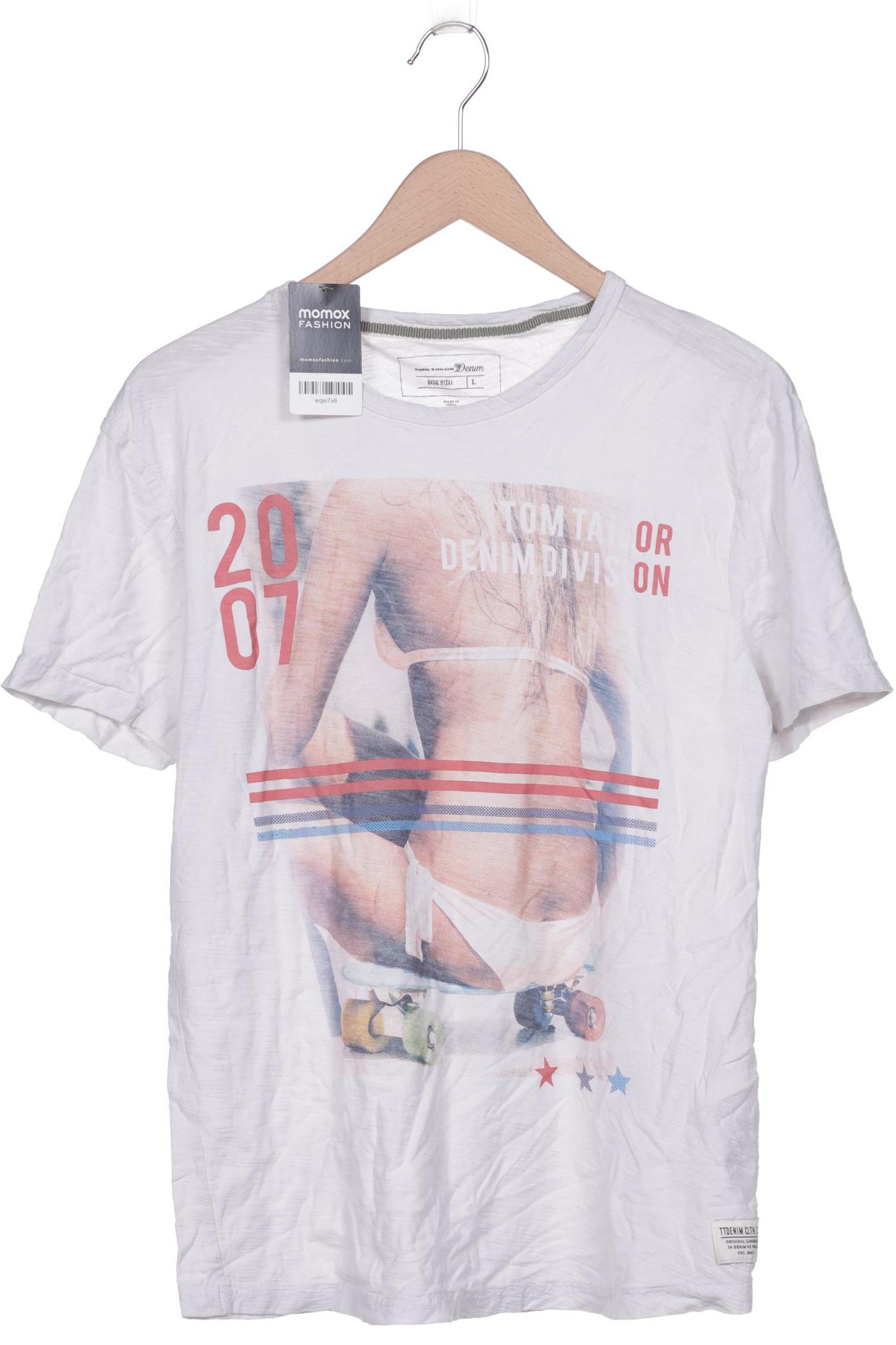 

TOM Tailor Denim Damen T-Shirt, weiß, Gr. 42