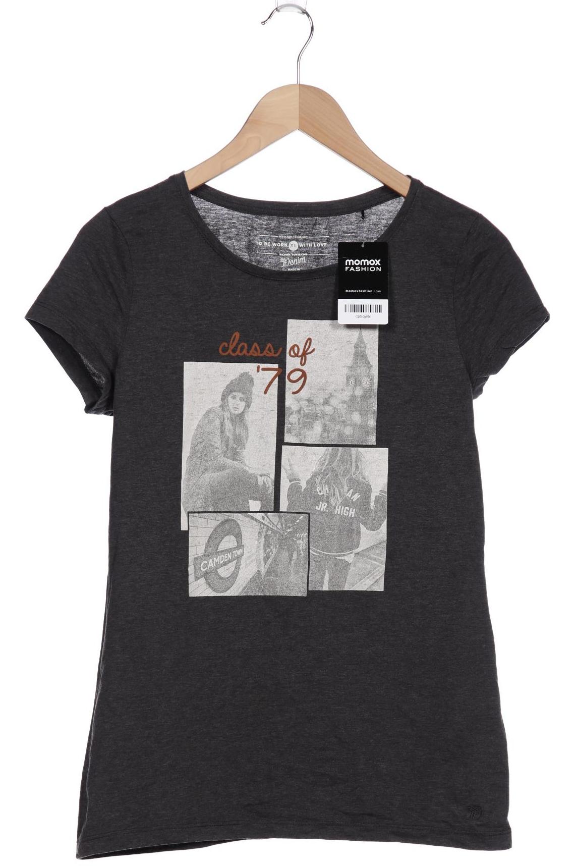 

TOM TAILOR Denim Damen T-Shirt, grau