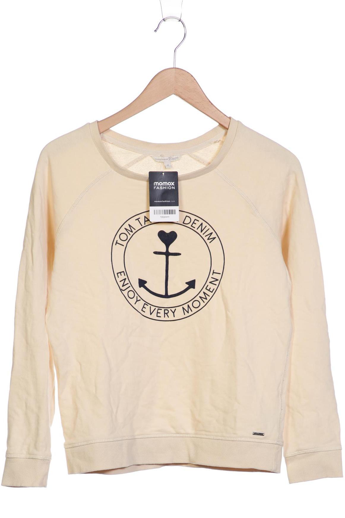 

TOM Tailor Denim Damen Sweatshirt, beige, Gr. 38