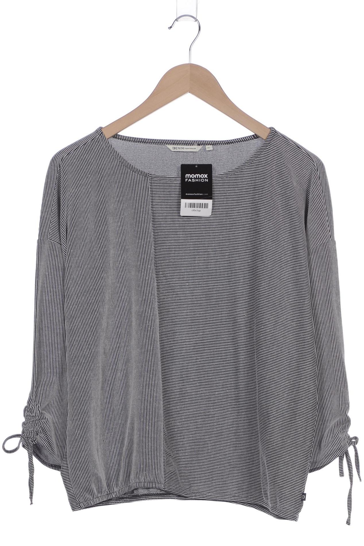 

TOM Tailor Denim Damen Langarmshirt, grau, Gr. 44
