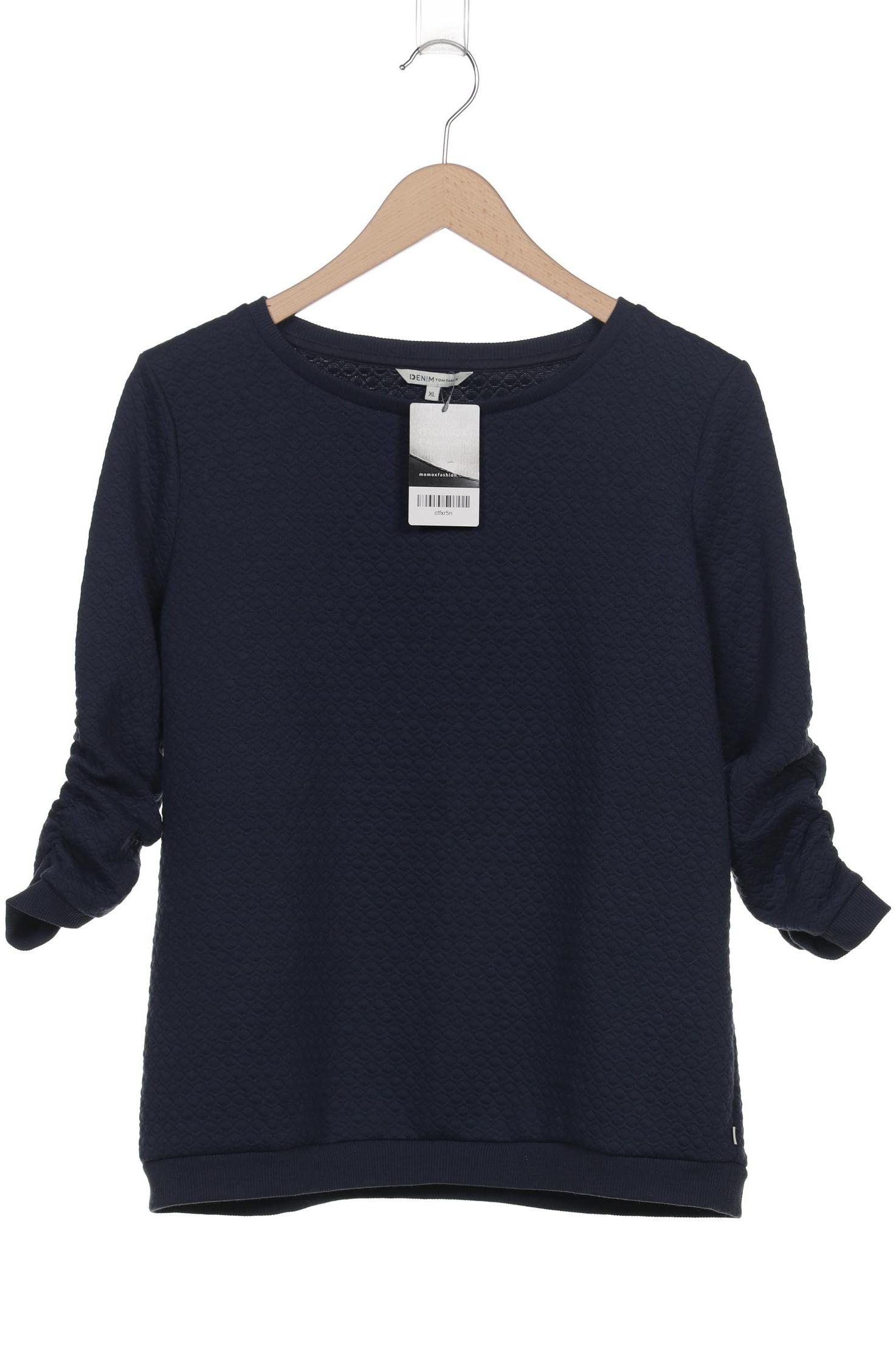 

TOM Tailor Denim Damen Sweatshirt, marineblau, Gr. 44