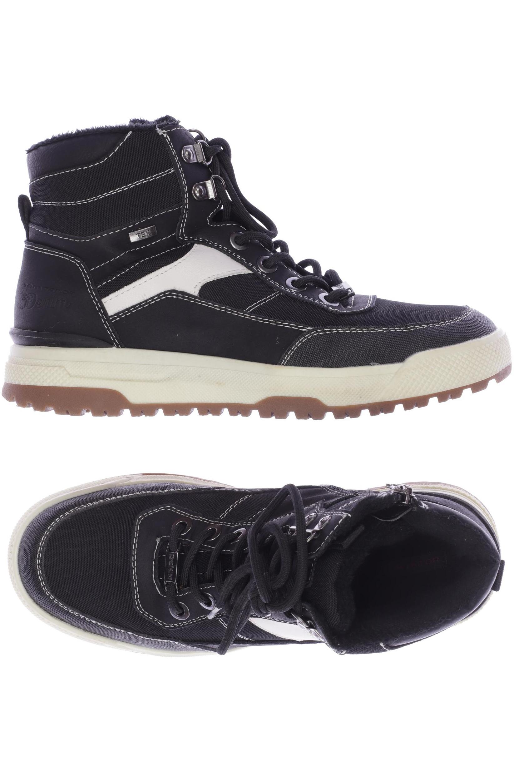 

TOM TAILOR Denim Damen Sneakers, schwarz