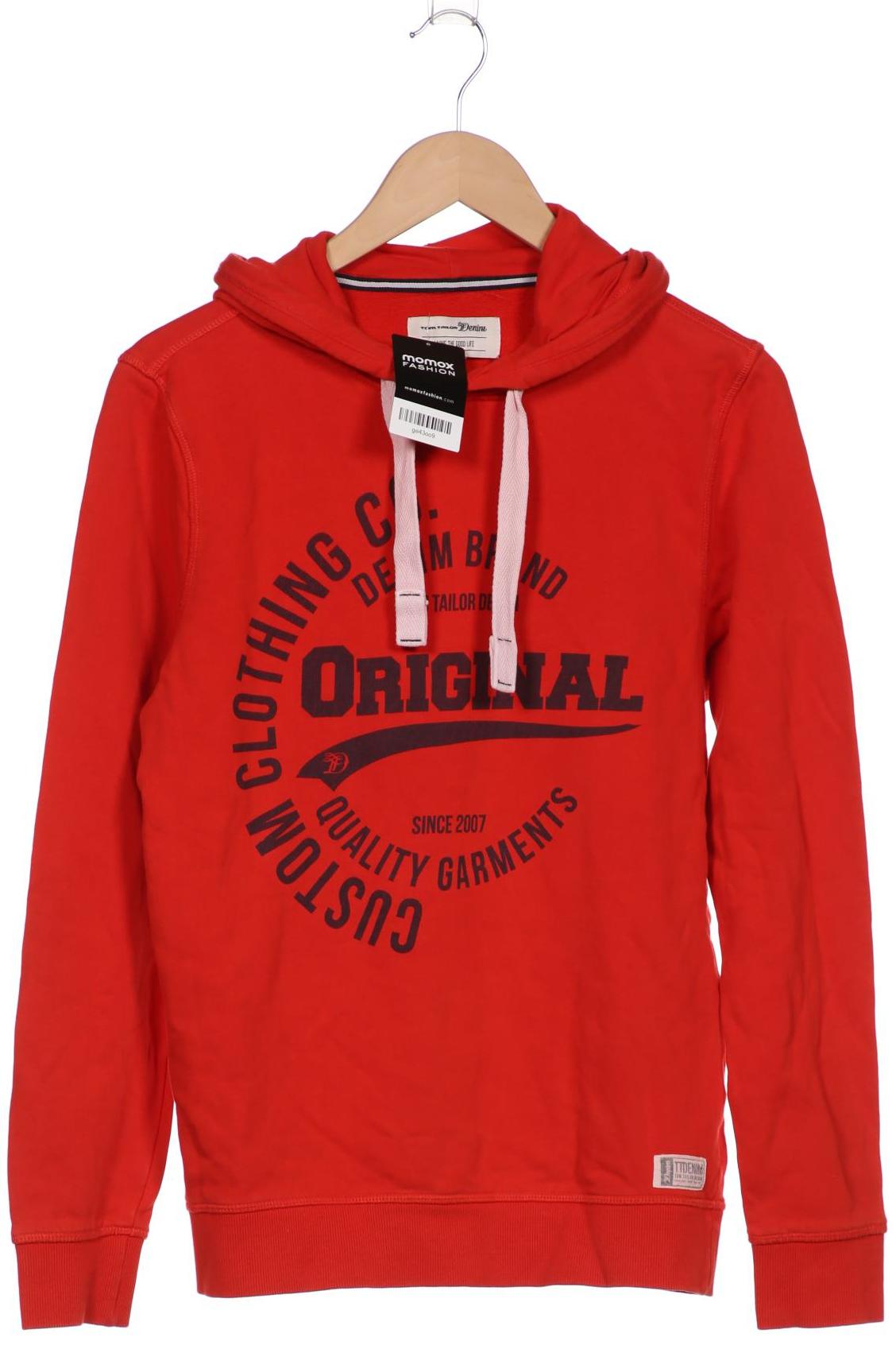 

TOM Tailor Denim Herren Kapuzenpullover, orange, Gr. 48